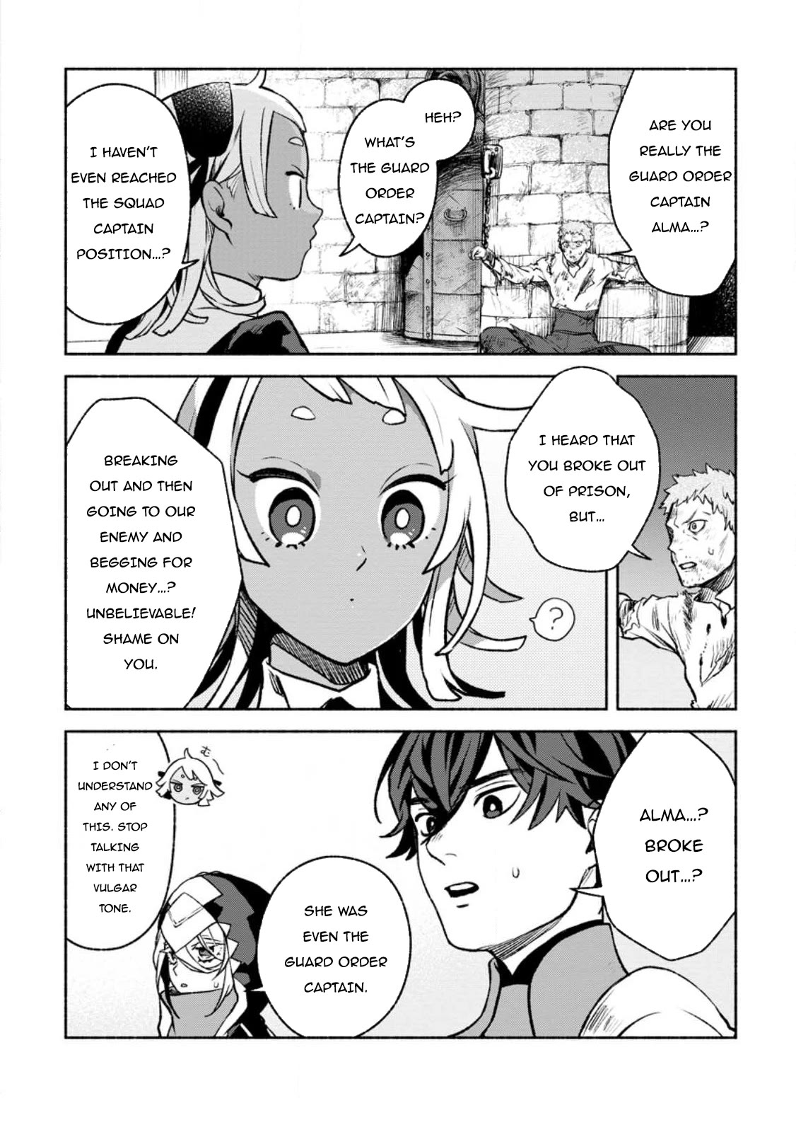 Sono Monban, Saikyou Nitsuki: Tsuihou Sareta Bougyo Ryoku 9999 no Senshi, Outo no Monban Toshite Musou Suru Chapter 26 page 35 - Chapter 26