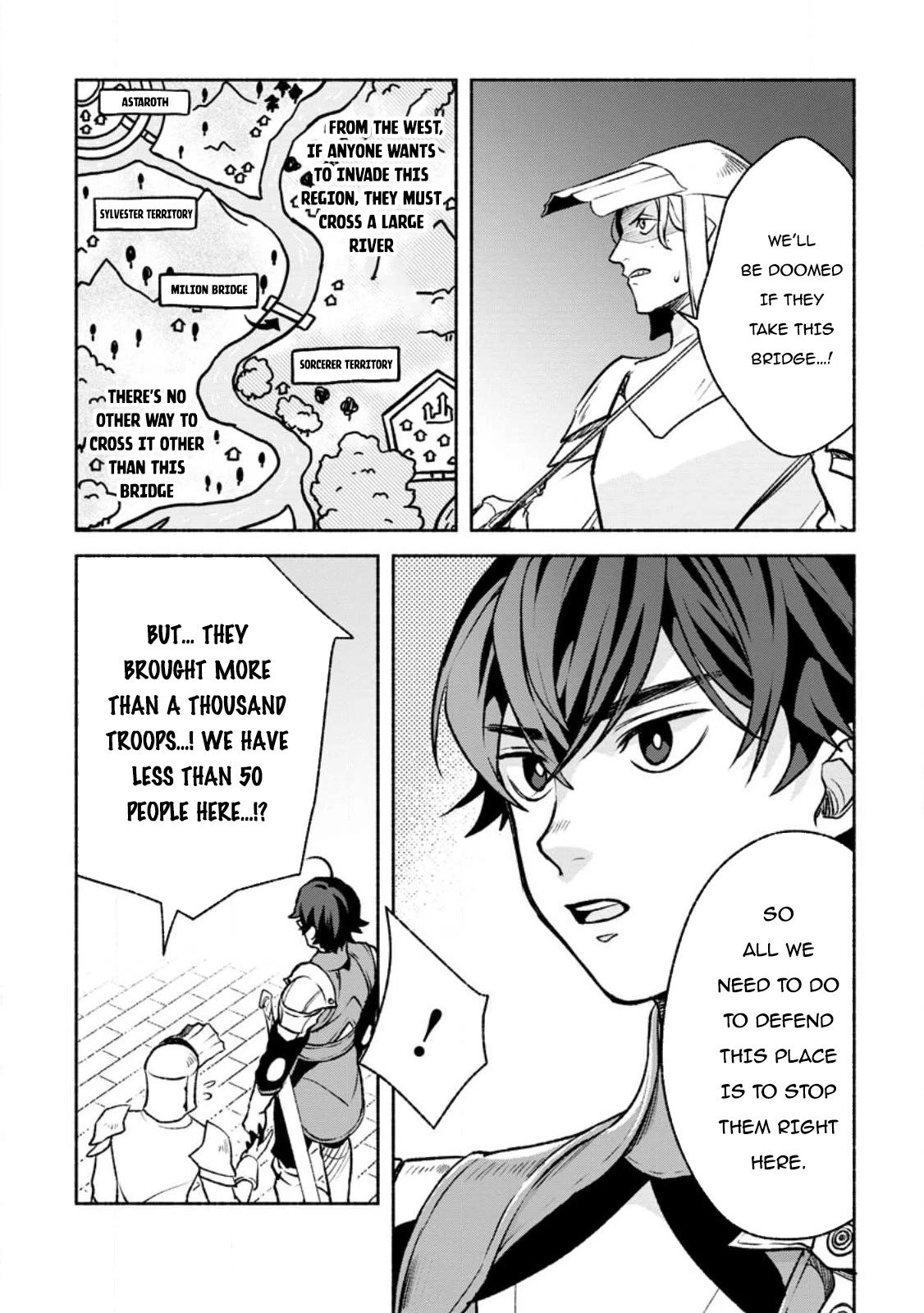 Sono Monban, Saikyou Nitsuki: Tsuihou Sareta Bougyo Ryoku 9999 no Senshi, Outo no Monban Toshite Musou Suru Chapter 26 page 5 - Chapter 26