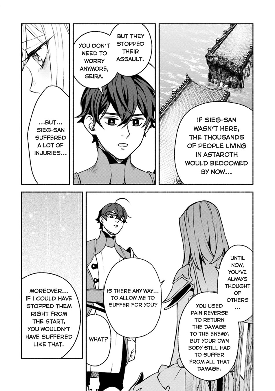 Sono Monban, Saikyou Nitsuki: Tsuihou Sareta Bougyo Ryoku 9999 no Senshi, Outo no Monban Toshite Musou Suru Chapter 28 page 12 - Chapter 28