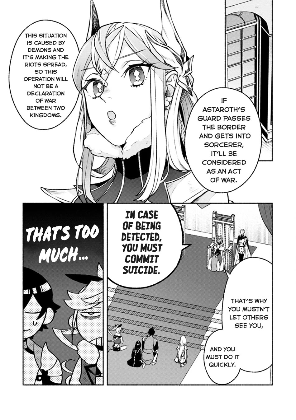Sono Monban, Saikyou Nitsuki: Tsuihou Sareta Bougyo Ryoku 9999 no Senshi, Outo no Monban Toshite Musou Suru Chapter 28 page 20 - Chapter 28
