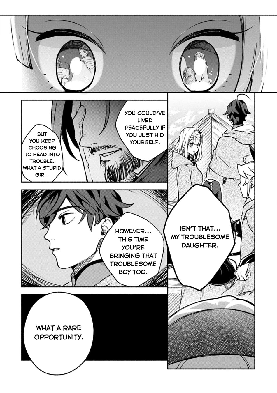 Sono Monban, Saikyou Nitsuki: Tsuihou Sareta Bougyo Ryoku 9999 no Senshi, Outo no Monban Toshite Musou Suru Chapter 28 page 22 - Chapter 28
