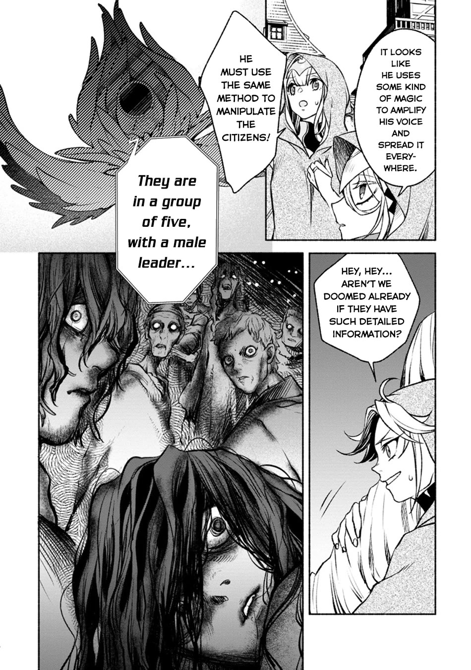 Sono Monban, Saikyou Nitsuki: Tsuihou Sareta Bougyo Ryoku 9999 no Senshi, Outo no Monban Toshite Musou Suru Chapter 28 page 27 - Chapter 28