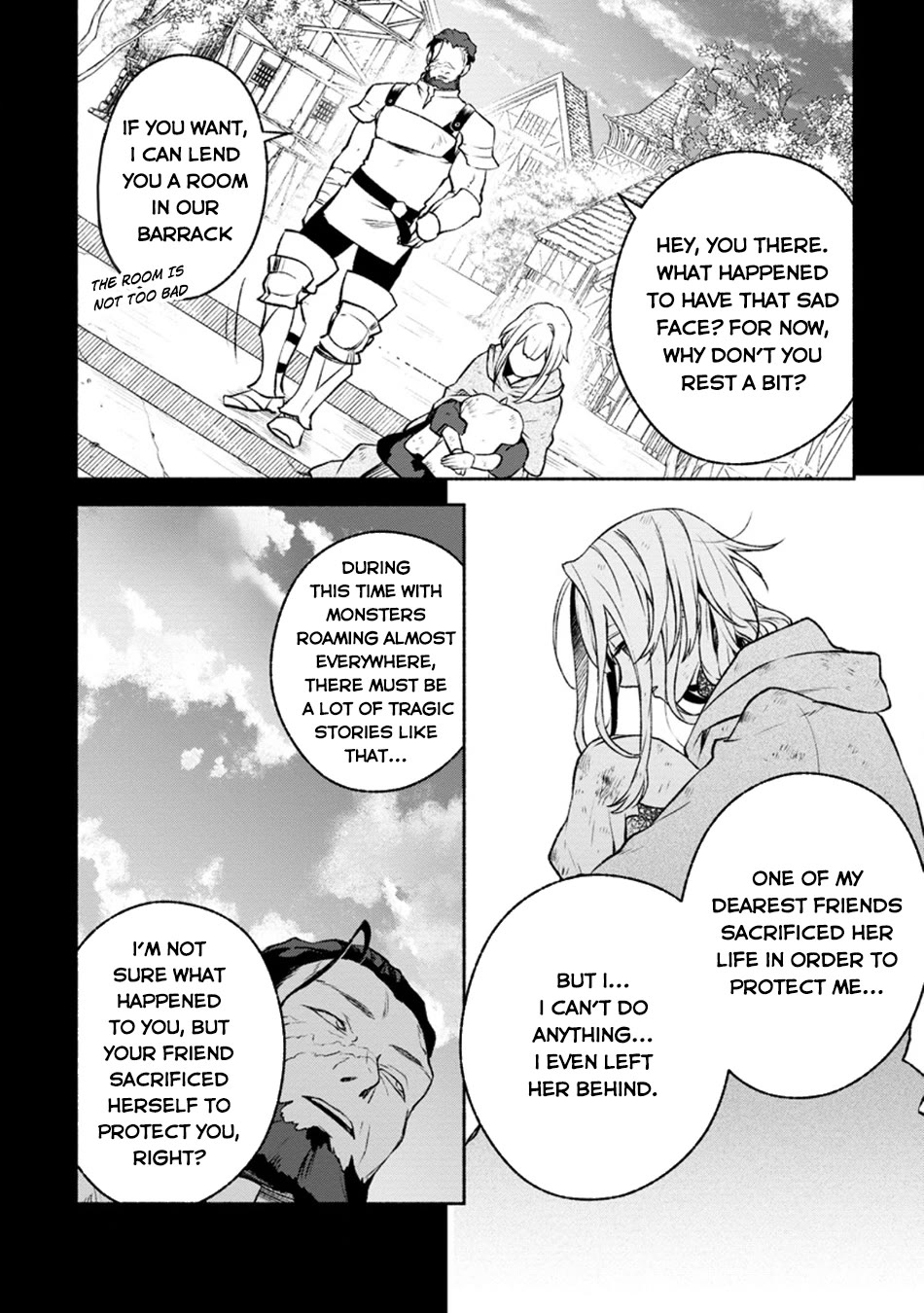 Sono Monban, Saikyou Nitsuki: Tsuihou Sareta Bougyo Ryoku 9999 no Senshi, Outo no Monban Toshite Musou Suru Chapter 28 page 5 - Chapter 28