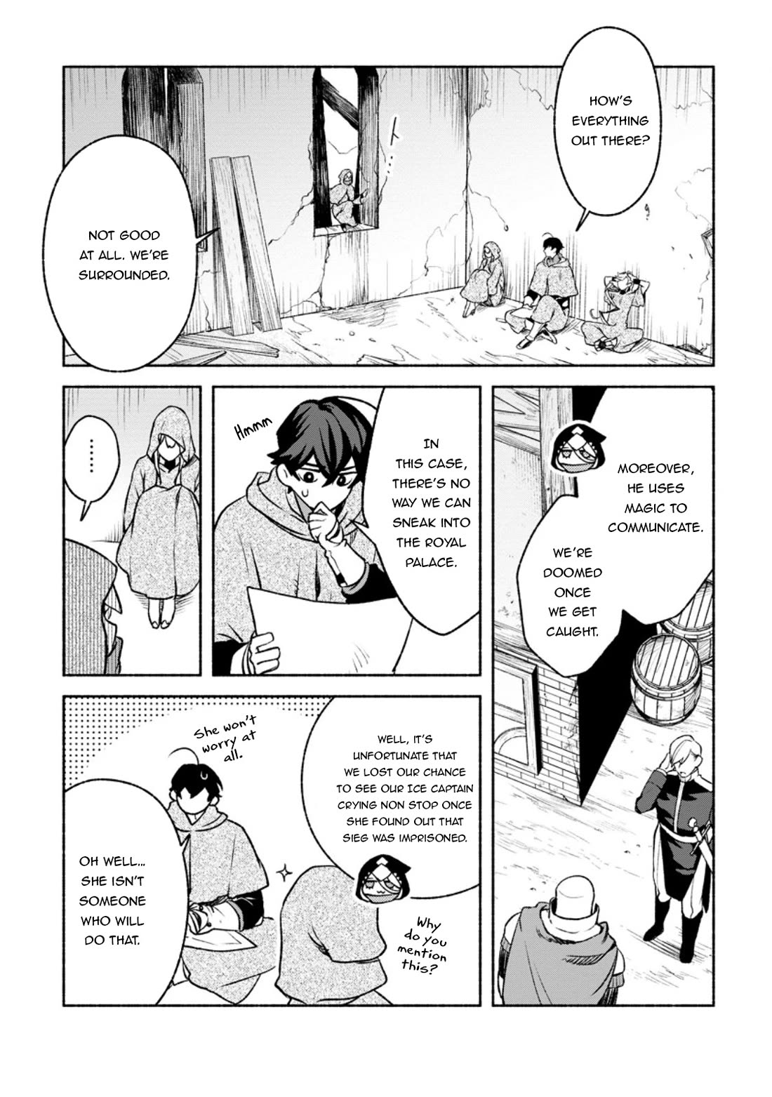 Sono Monban, Saikyou Nitsuki: Tsuihou Sareta Bougyo Ryoku 9999 no Senshi, Outo no Monban Toshite Musou Suru Chapter 29 page 3 - Chapter 29