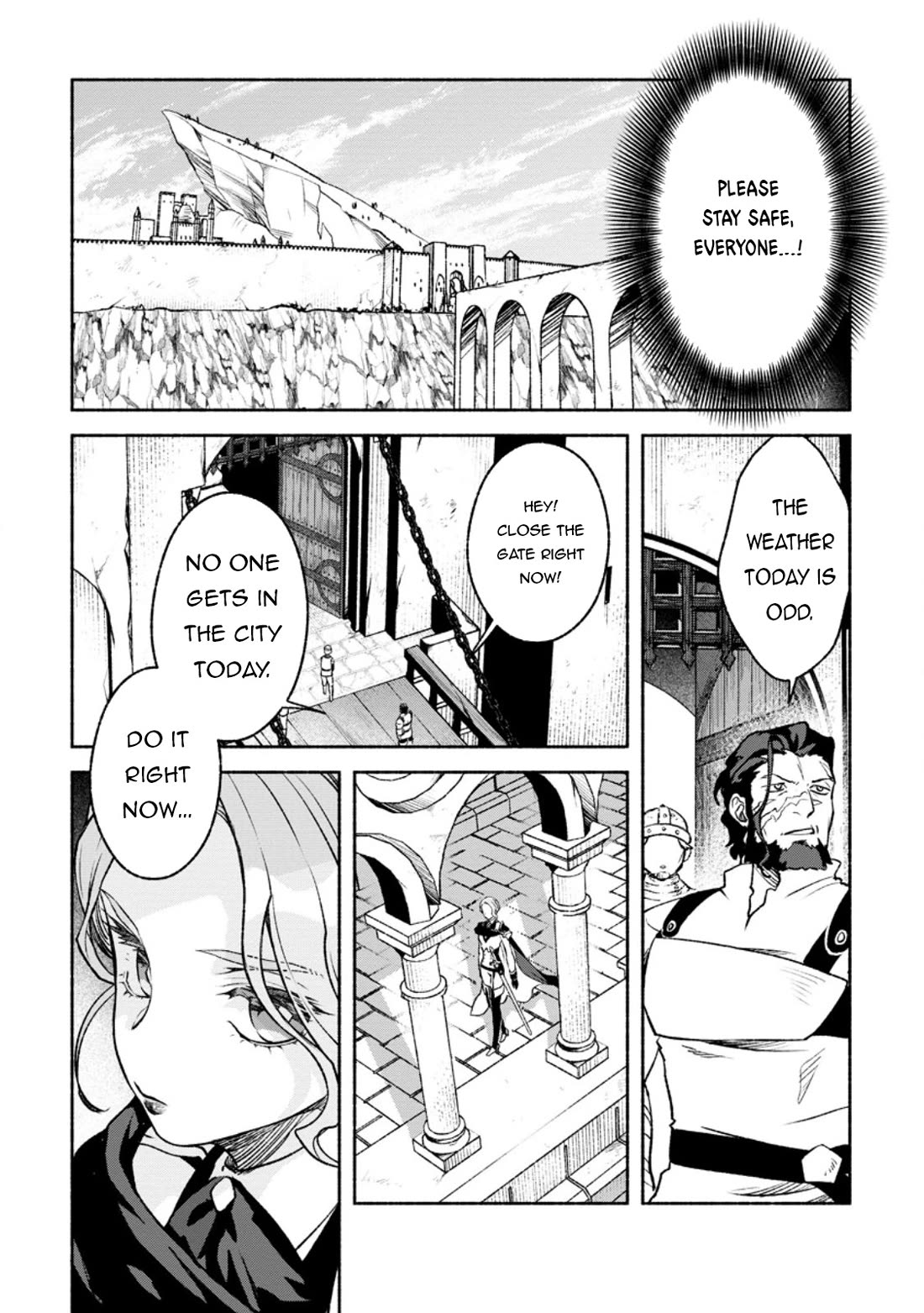 Sono Monban, Saikyou Nitsuki: Tsuihou Sareta Bougyo Ryoku 9999 no Senshi, Outo no Monban Toshite Musou Suru Chapter 29 page 30 - Chapter 29