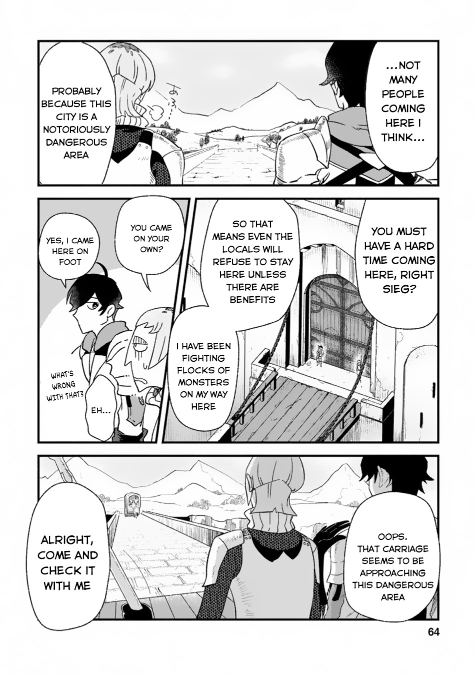 Sono Monban, Saikyou Nitsuki: Tsuihou Sareta Bougyo Ryoku 9999 no Senshi, Outo no Monban Toshite Musou Suru Chapter 3.1 page 3 - Chapter 3.1