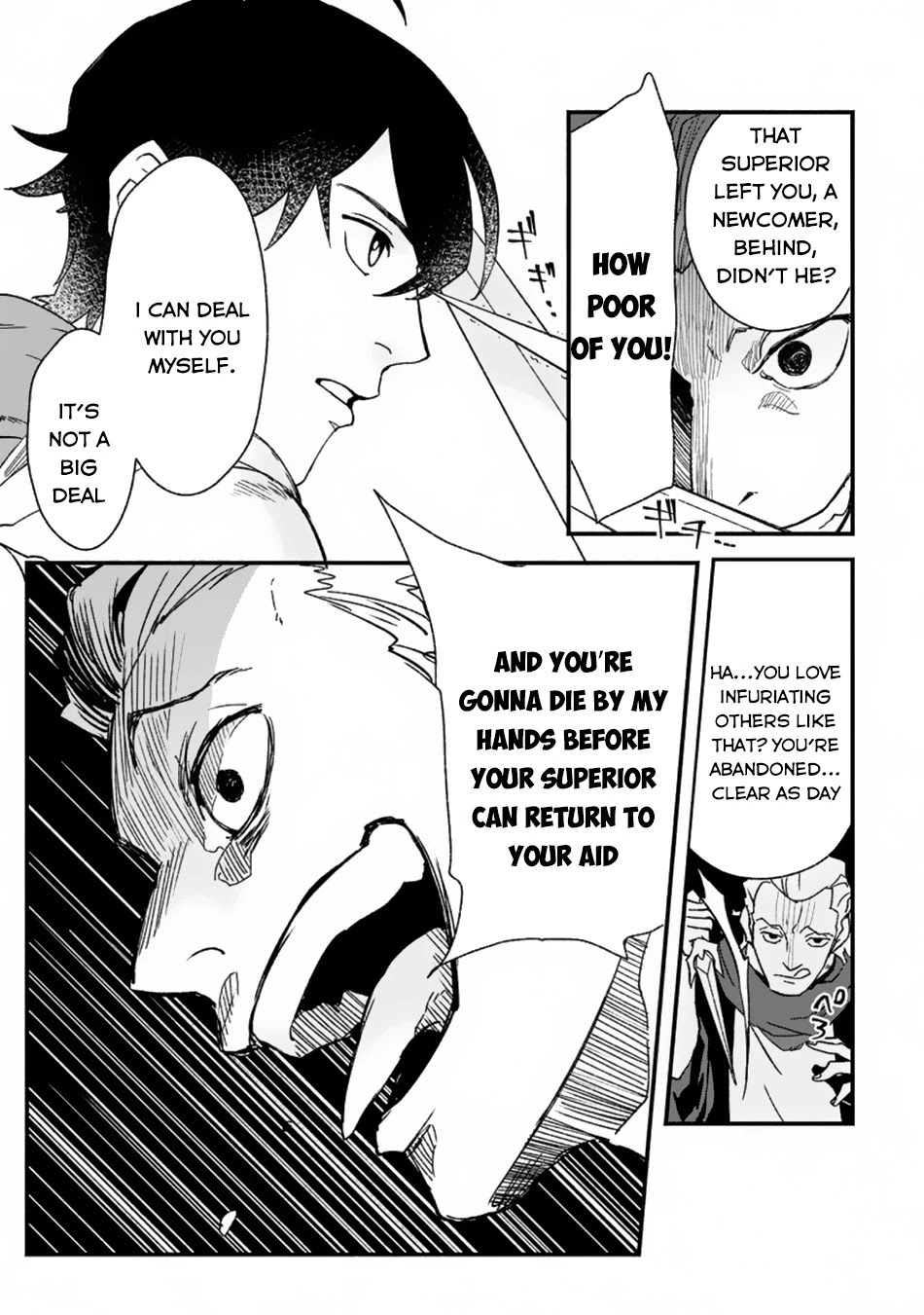 Sono Monban, Saikyou Nitsuki: Tsuihou Sareta Bougyo Ryoku 9999 no Senshi, Outo no Monban Toshite Musou Suru Chapter 3.1 page 7 - Chapter 3.1