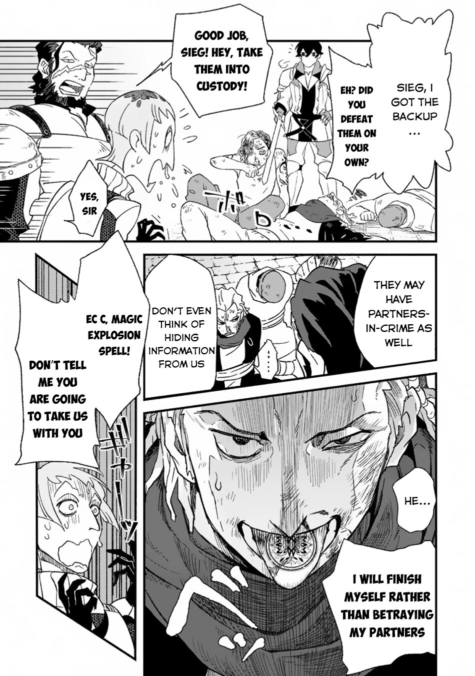 Sono Monban, Saikyou Nitsuki: Tsuihou Sareta Bougyo Ryoku 9999 no Senshi, Outo no Monban Toshite Musou Suru Chapter 3.1 page 8 - Chapter 3.1