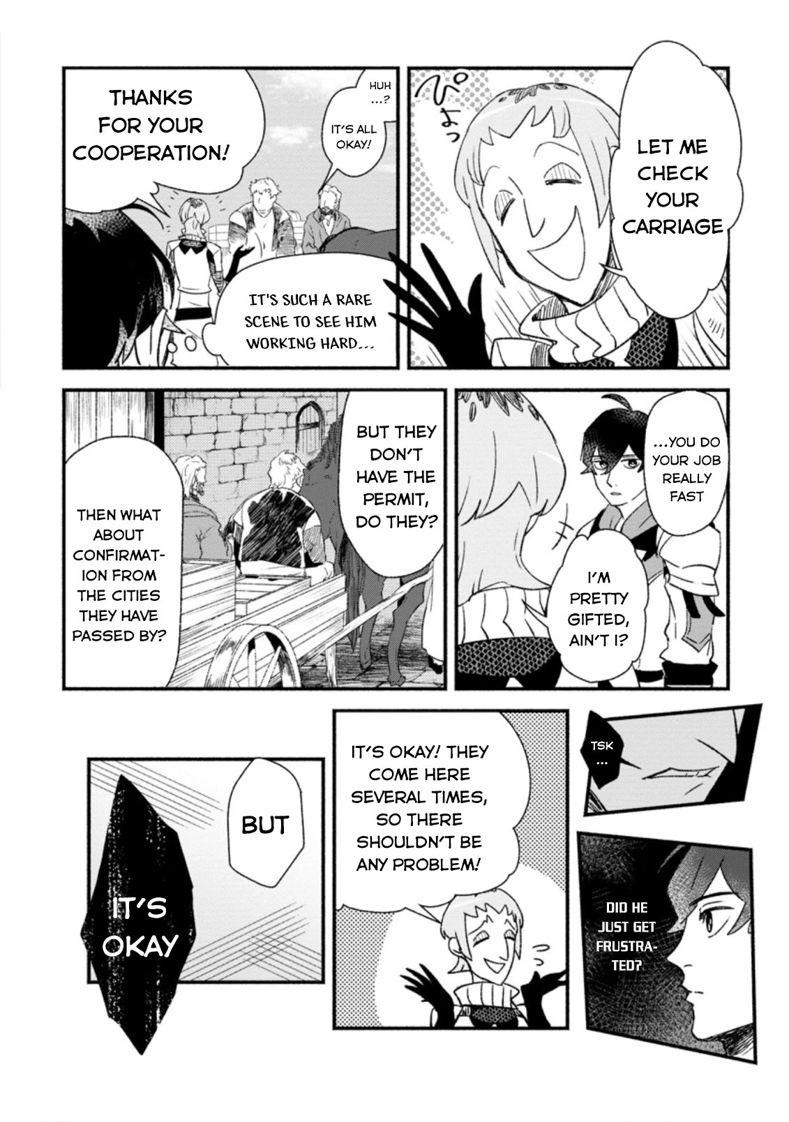 Sono Monban, Saikyou Nitsuki: Tsuihou Sareta Bougyo Ryoku 9999 no Senshi, Outo no Monban Toshite Musou Suru Chapter 3.2 page 15 - Chapter 3.2