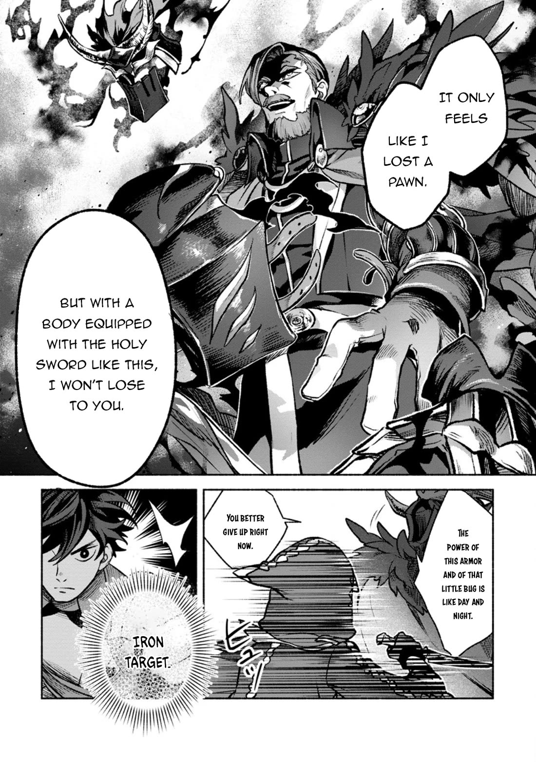 Sono Monban, Saikyou Nitsuki: Tsuihou Sareta Bougyo Ryoku 9999 no Senshi, Outo no Monban Toshite Musou Suru Chapter 31 page 12 - Chapter 31