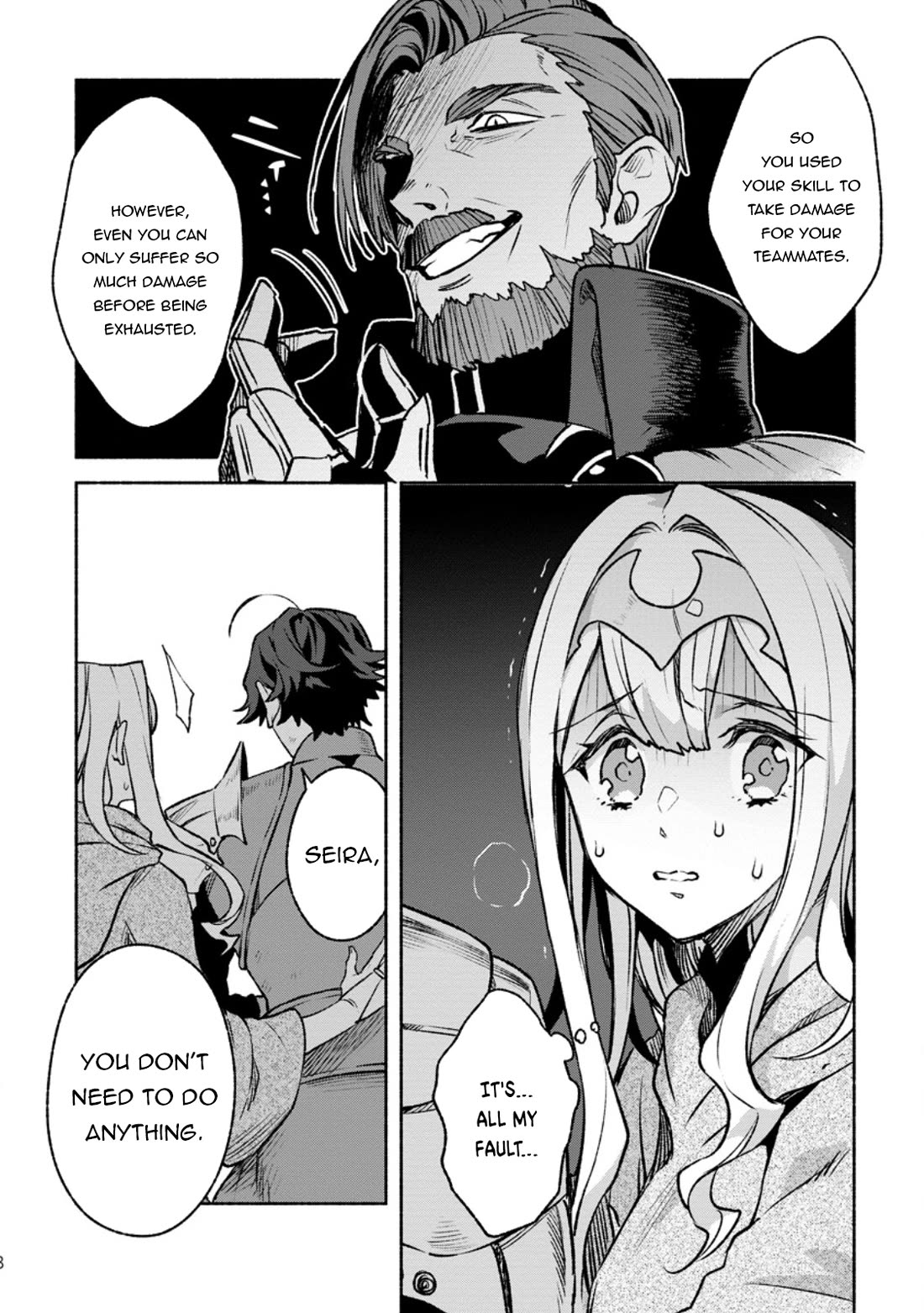 Sono Monban, Saikyou Nitsuki: Tsuihou Sareta Bougyo Ryoku 9999 no Senshi, Outo no Monban Toshite Musou Suru Chapter 31 page 29 - Chapter 31