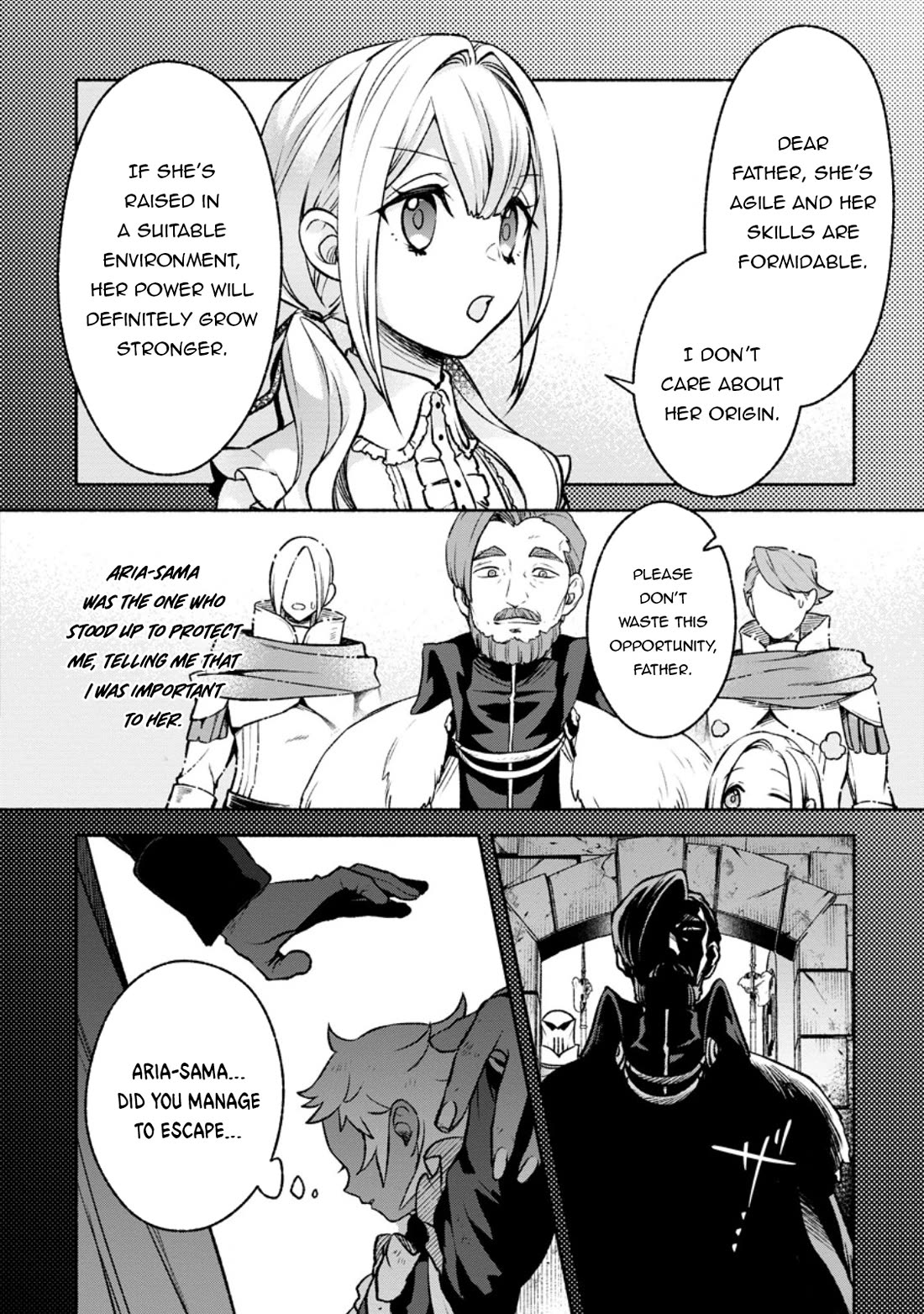 Sono Monban, Saikyou Nitsuki: Tsuihou Sareta Bougyo Ryoku 9999 no Senshi, Outo no Monban Toshite Musou Suru Chapter 31 page 5 - Chapter 31
