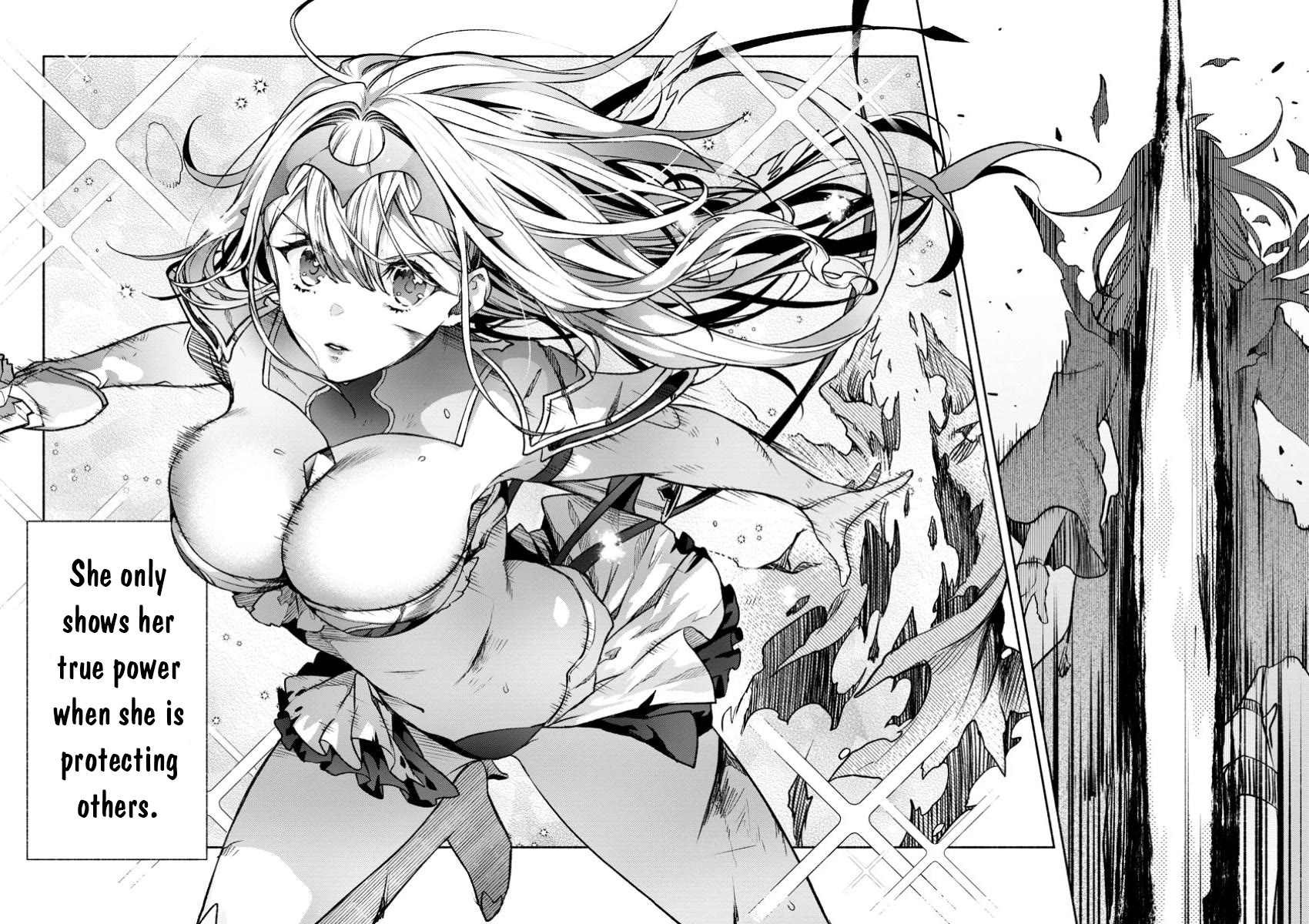 Sono Monban, Saikyou Nitsuki: Tsuihou Sareta Bougyo Ryoku 9999 no Senshi, Outo no Monban Toshite Musou Suru Chapter 32 page 11 - Chapter 32