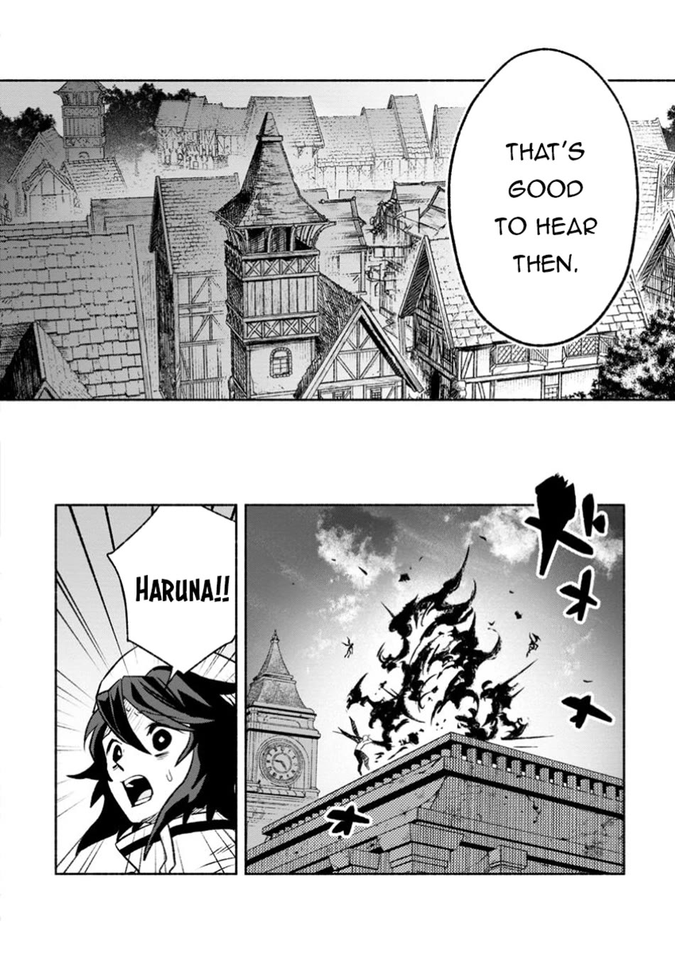 Sono Monban, Saikyou Nitsuki: Tsuihou Sareta Bougyo Ryoku 9999 no Senshi, Outo no Monban Toshite Musou Suru Chapter 33 page 10 - Chapter 33