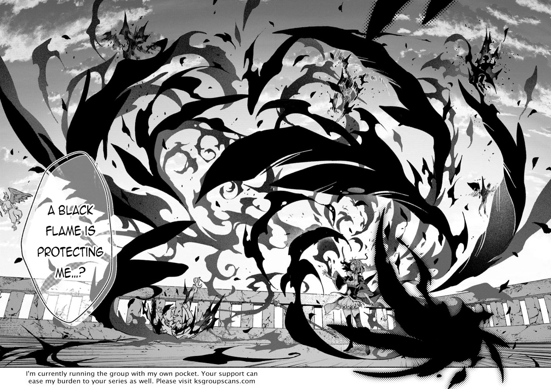 Sono Monban, Saikyou Nitsuki: Tsuihou Sareta Bougyo Ryoku 9999 no Senshi, Outo no Monban Toshite Musou Suru Chapter 33 page 12 - Chapter 33