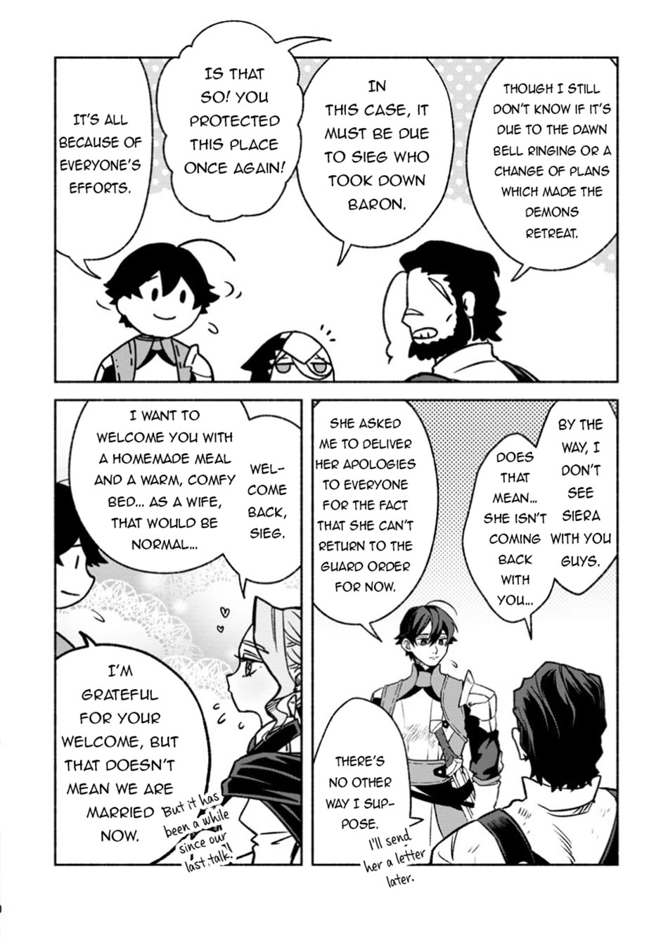 Sono Monban, Saikyou Nitsuki: Tsuihou Sareta Bougyo Ryoku 9999 no Senshi, Outo no Monban Toshite Musou Suru Chapter 33 page 19 - Chapter 33