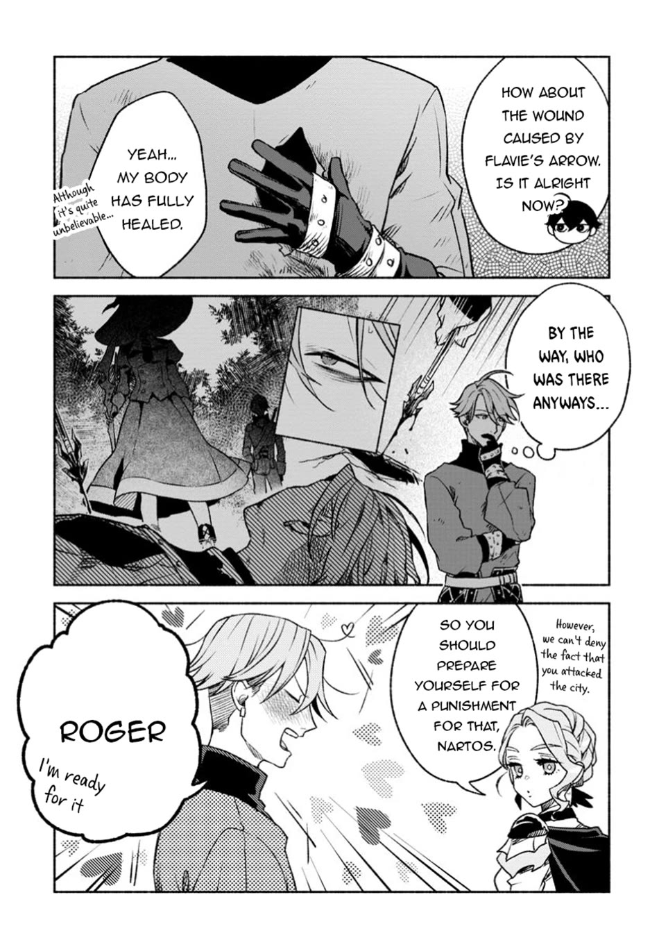 Sono Monban, Saikyou Nitsuki: Tsuihou Sareta Bougyo Ryoku 9999 no Senshi, Outo no Monban Toshite Musou Suru Chapter 33 page 21 - Chapter 33