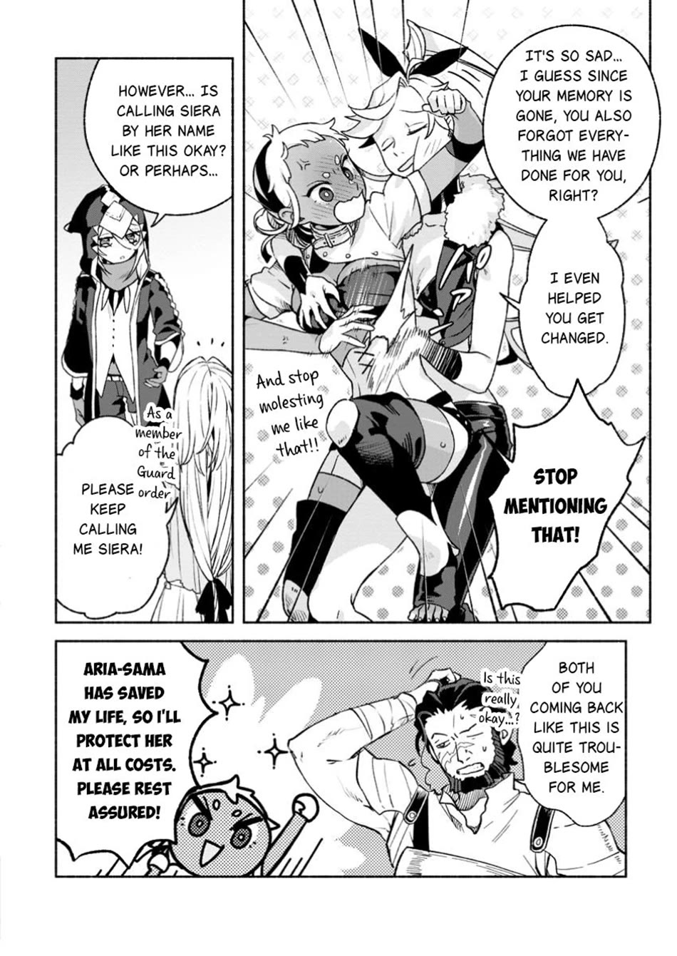 Sono Monban, Saikyou Nitsuki: Tsuihou Sareta Bougyo Ryoku 9999 no Senshi, Outo no Monban Toshite Musou Suru Chapter 35 page 11 - Chapter 35