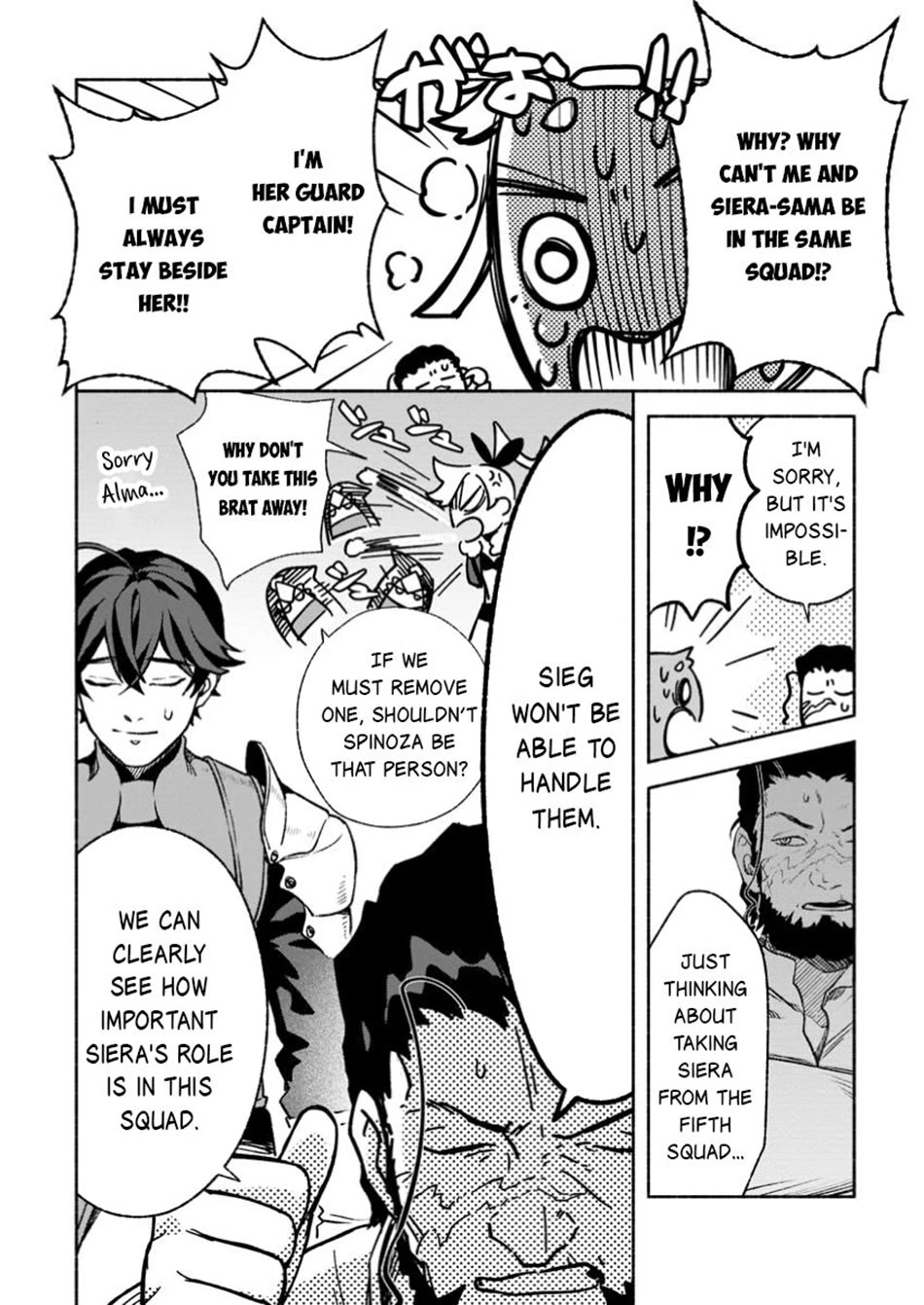 Sono Monban, Saikyou Nitsuki: Tsuihou Sareta Bougyo Ryoku 9999 no Senshi, Outo no Monban Toshite Musou Suru Chapter 35 page 13 - Chapter 35