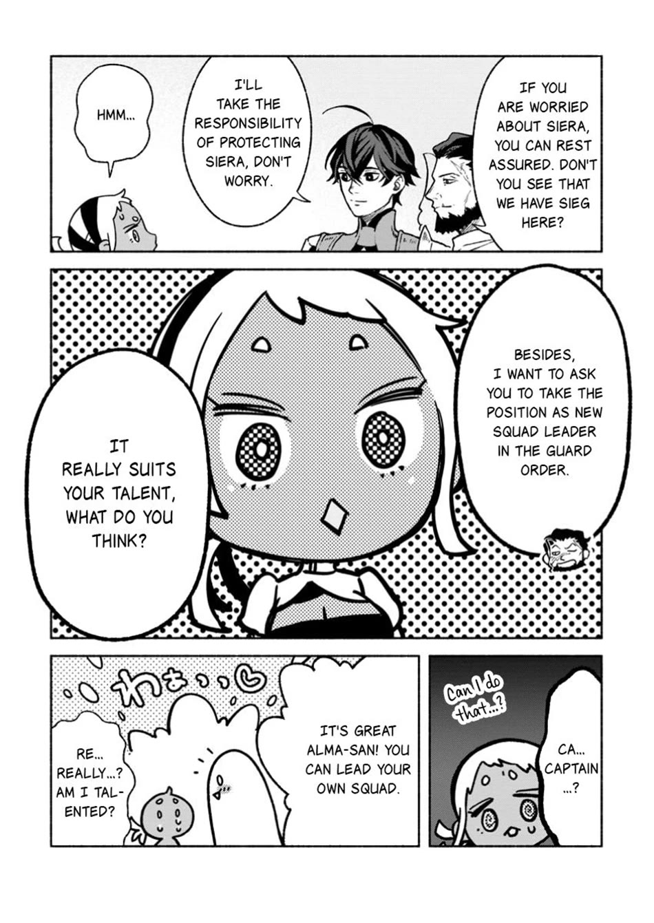 Sono Monban, Saikyou Nitsuki: Tsuihou Sareta Bougyo Ryoku 9999 no Senshi, Outo no Monban Toshite Musou Suru Chapter 35 page 14 - Chapter 35