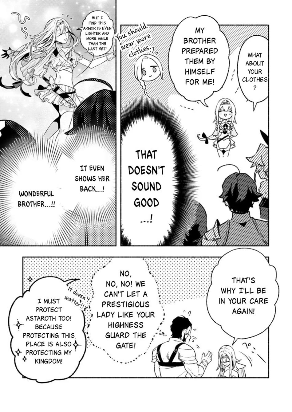 Sono Monban, Saikyou Nitsuki: Tsuihou Sareta Bougyo Ryoku 9999 no Senshi, Outo no Monban Toshite Musou Suru Chapter 35 page 8 - Chapter 35