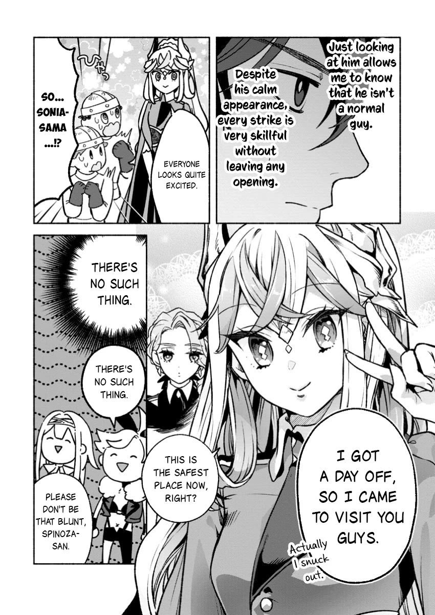 Sono Monban, Saikyou Nitsuki: Tsuihou Sareta Bougyo Ryoku 9999 no Senshi, Outo no Monban Toshite Musou Suru Chapter 36 page 12 - Chapter 36