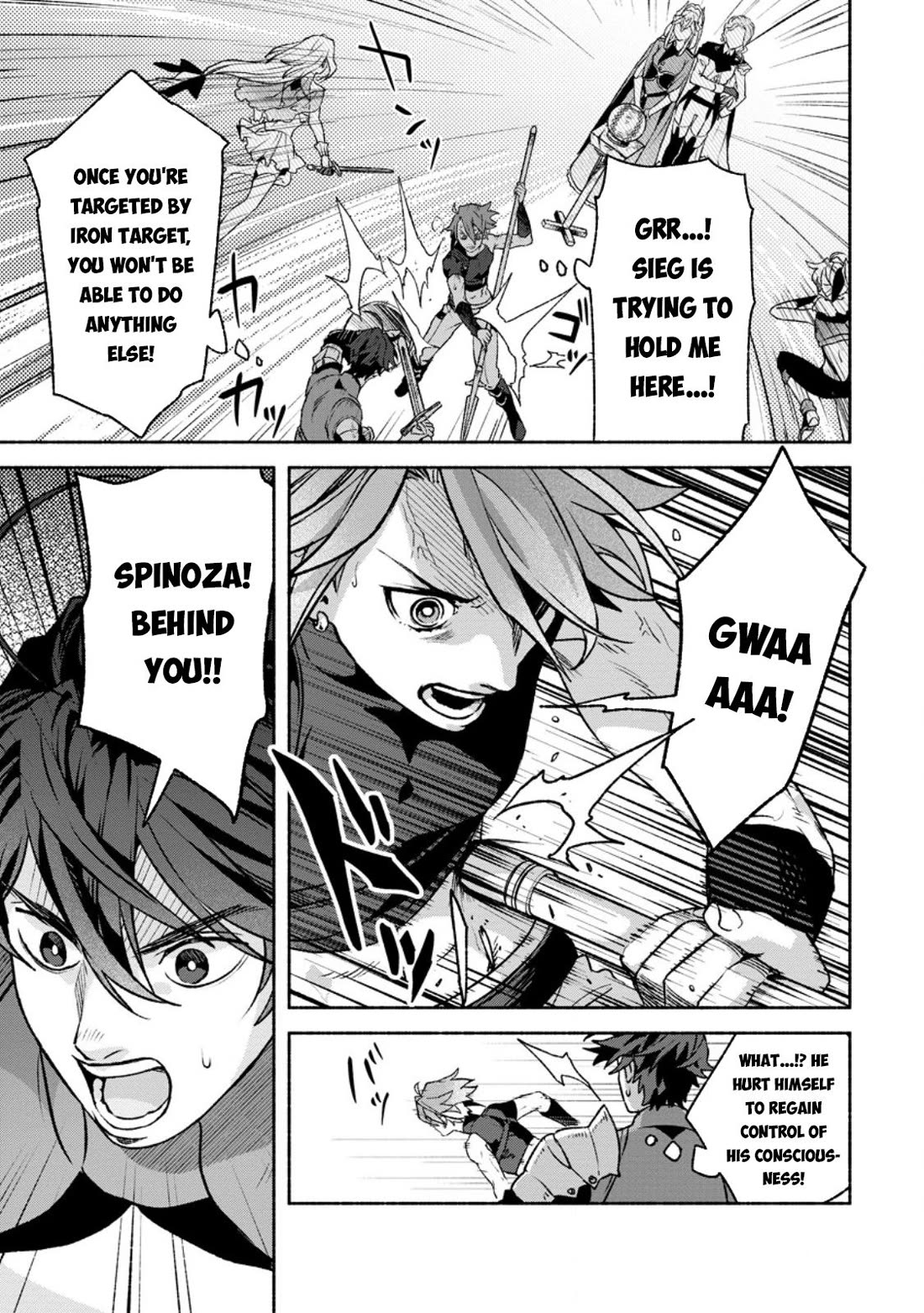 Sono Monban, Saikyou Nitsuki: Tsuihou Sareta Bougyo Ryoku 9999 no Senshi, Outo no Monban Toshite Musou Suru Chapter 36 page 22 - Chapter 36