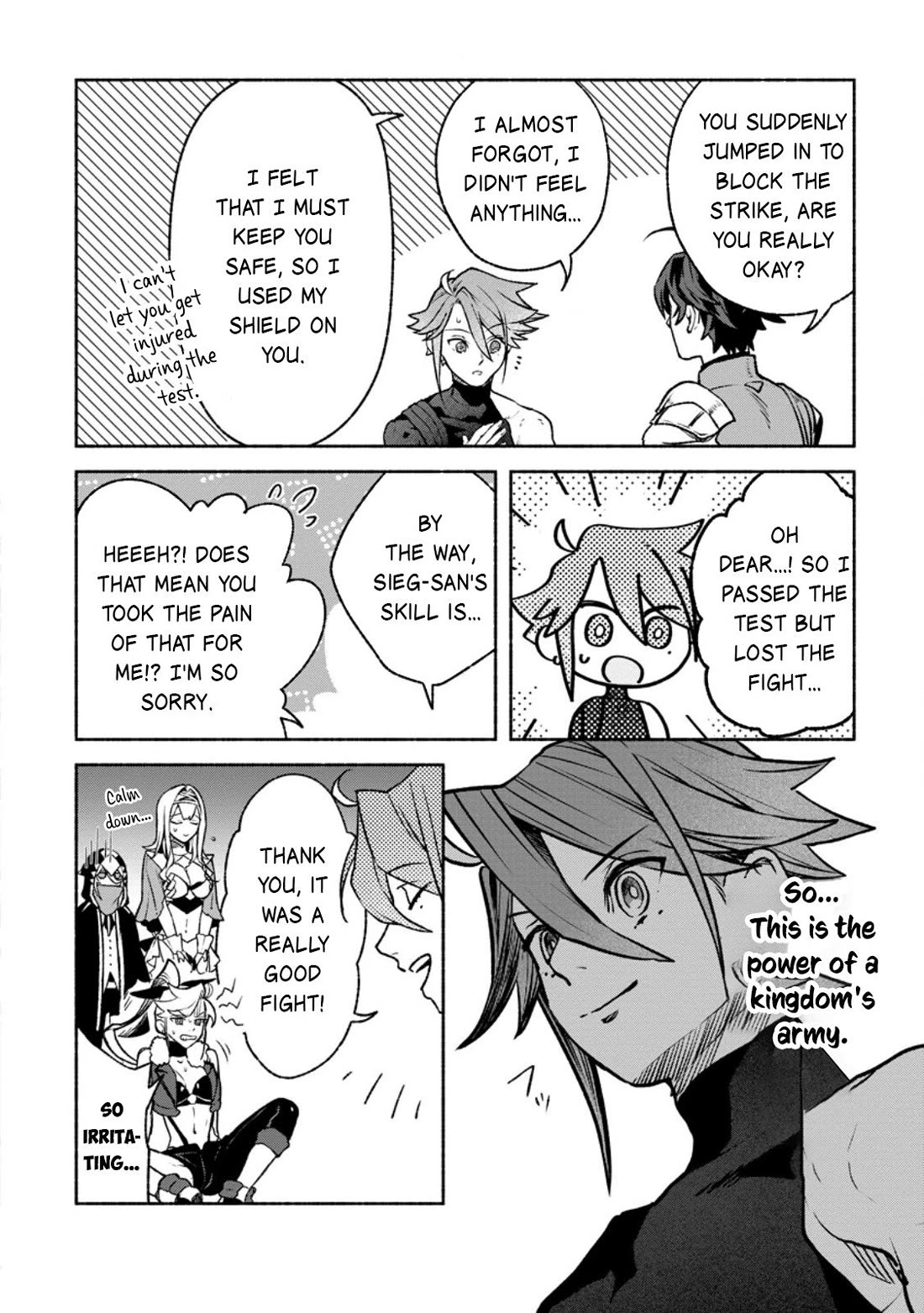 Sono Monban, Saikyou Nitsuki: Tsuihou Sareta Bougyo Ryoku 9999 no Senshi, Outo no Monban Toshite Musou Suru Chapter 36 page 29 - Chapter 36