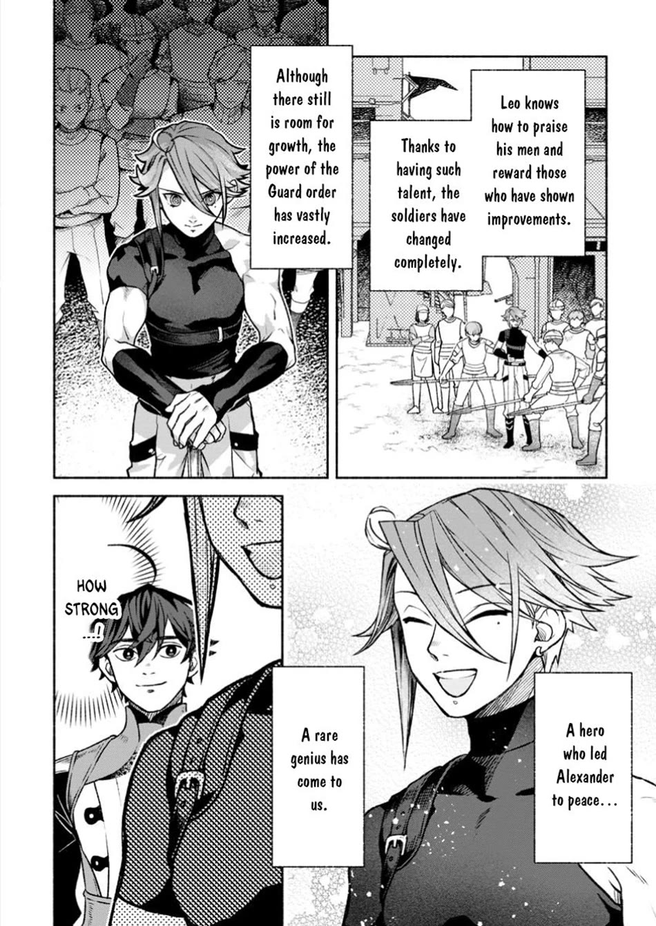 Sono Monban, Saikyou Nitsuki: Tsuihou Sareta Bougyo Ryoku 9999 no Senshi, Outo no Monban Toshite Musou Suru Chapter 37 page 3 - Chapter 37