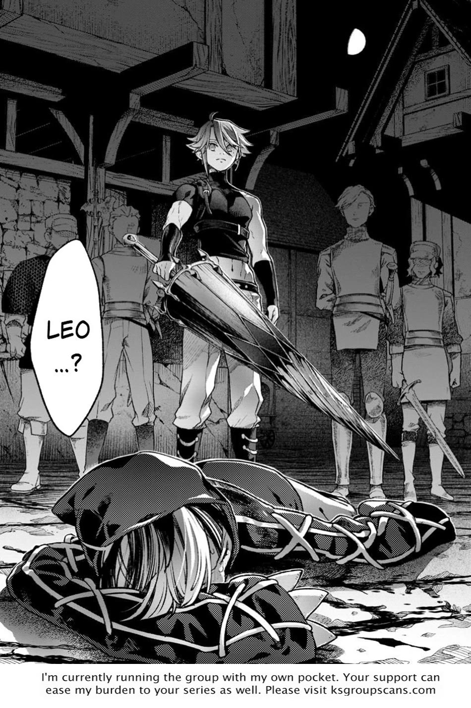 Sono Monban, Saikyou Nitsuki: Tsuihou Sareta Bougyo Ryoku 9999 no Senshi, Outo no Monban Toshite Musou Suru Chapter 37 page 33 - Chapter 37