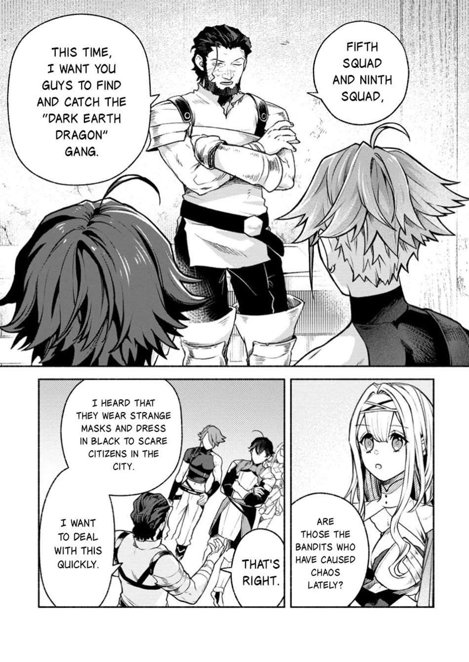 Sono Monban, Saikyou Nitsuki: Tsuihou Sareta Bougyo Ryoku 9999 no Senshi, Outo no Monban Toshite Musou Suru Chapter 37 page 5 - Chapter 37