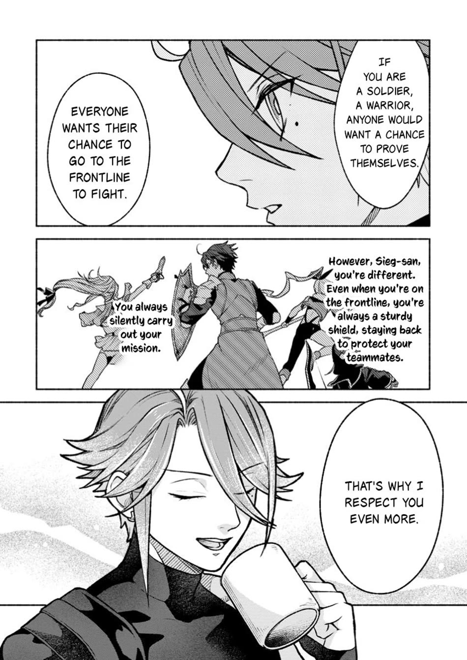 Sono Monban, Saikyou Nitsuki: Tsuihou Sareta Bougyo Ryoku 9999 no Senshi, Outo no Monban Toshite Musou Suru Chapter 38 page 20 - Chapter 38