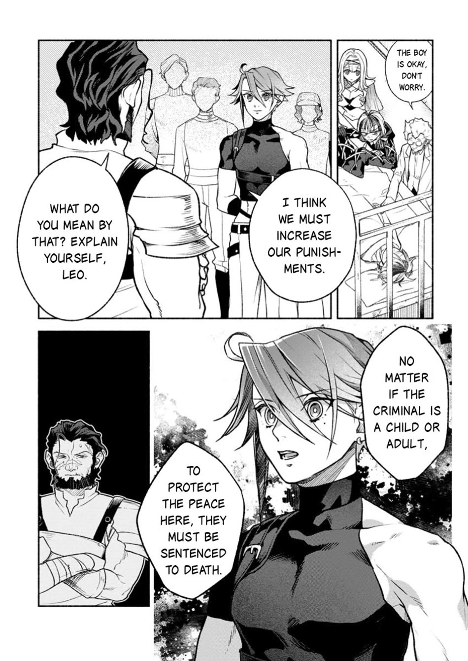 Sono Monban, Saikyou Nitsuki: Tsuihou Sareta Bougyo Ryoku 9999 no Senshi, Outo no Monban Toshite Musou Suru Chapter 38 page 5 - Chapter 38