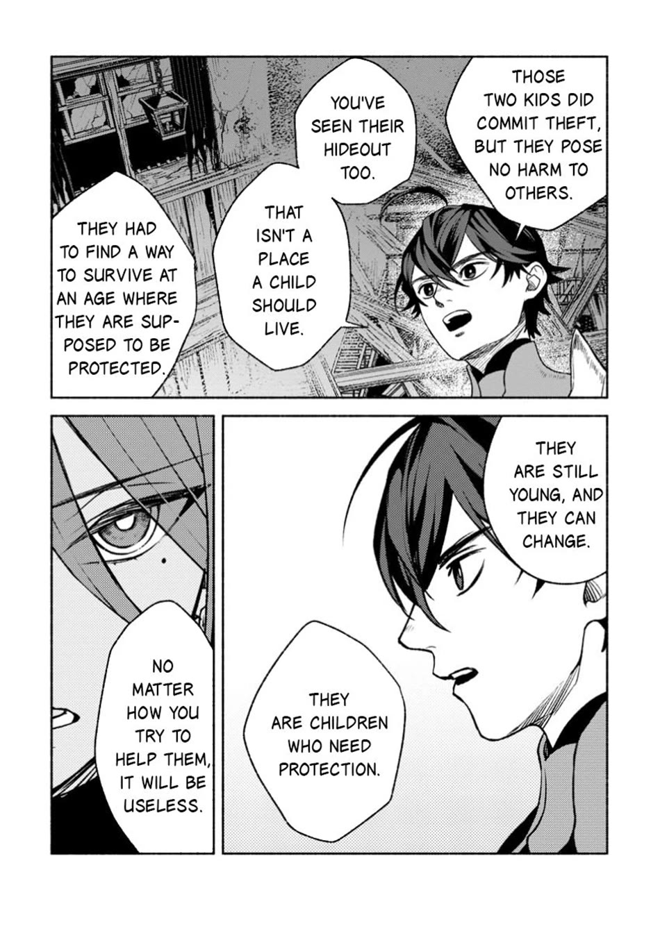 Sono Monban, Saikyou Nitsuki: Tsuihou Sareta Bougyo Ryoku 9999 no Senshi, Outo no Monban Toshite Musou Suru Chapter 38 page 6 - Chapter 38