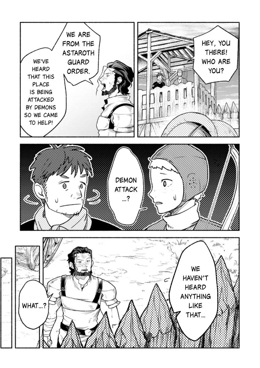 Sono Monban, Saikyou Nitsuki: Tsuihou Sareta Bougyo Ryoku 9999 no Senshi, Outo no Monban Toshite Musou Suru Chapter 39 page 12 - Chapter 39