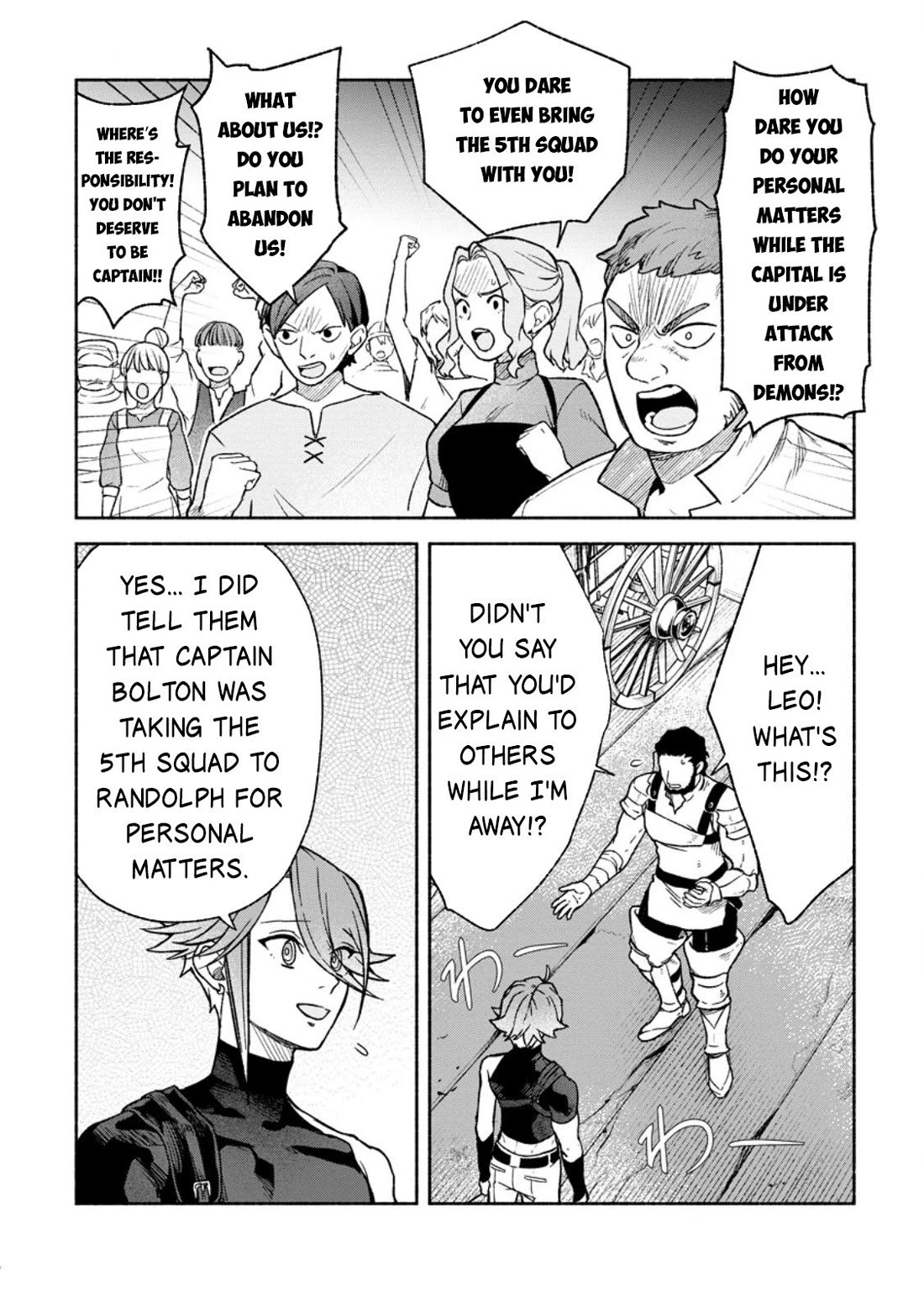 Sono Monban, Saikyou Nitsuki: Tsuihou Sareta Bougyo Ryoku 9999 no Senshi, Outo no Monban Toshite Musou Suru Chapter 39 page 27 - Chapter 39