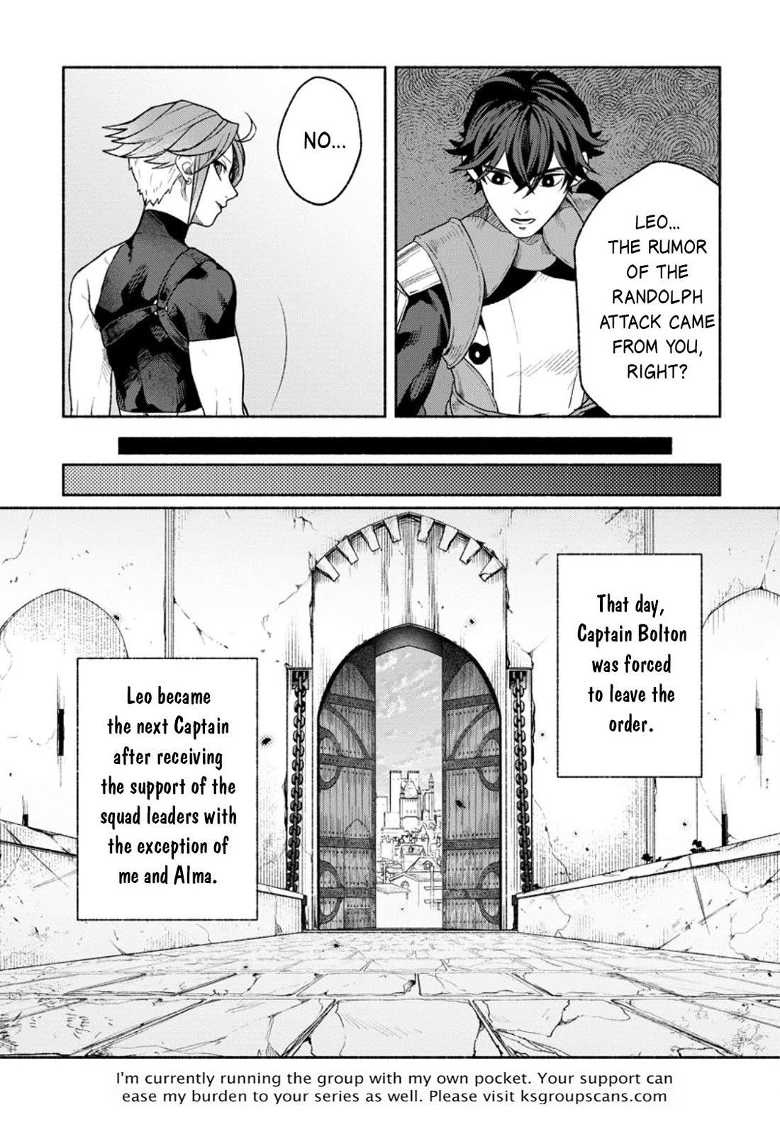 Sono Monban, Saikyou Nitsuki: Tsuihou Sareta Bougyo Ryoku 9999 no Senshi, Outo no Monban Toshite Musou Suru Chapter 39 page 31 - Chapter 39