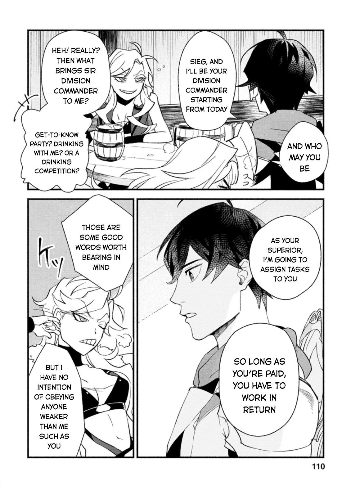 Sono Monban, Saikyou Nitsuki: Tsuihou Sareta Bougyo Ryoku 9999 no Senshi, Outo no Monban Toshite Musou Suru Chapter 4 page 19 - Chapter 4