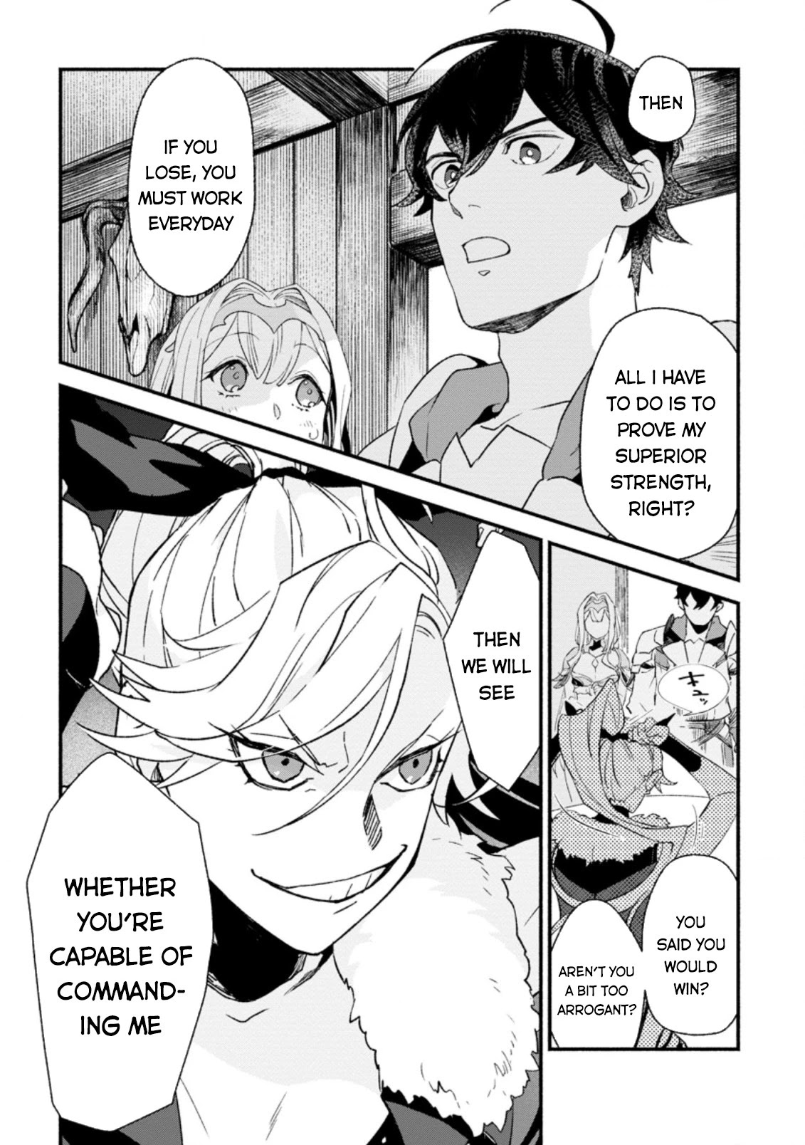 Sono Monban, Saikyou Nitsuki: Tsuihou Sareta Bougyo Ryoku 9999 no Senshi, Outo no Monban Toshite Musou Suru Chapter 4 page 20 - Chapter 4