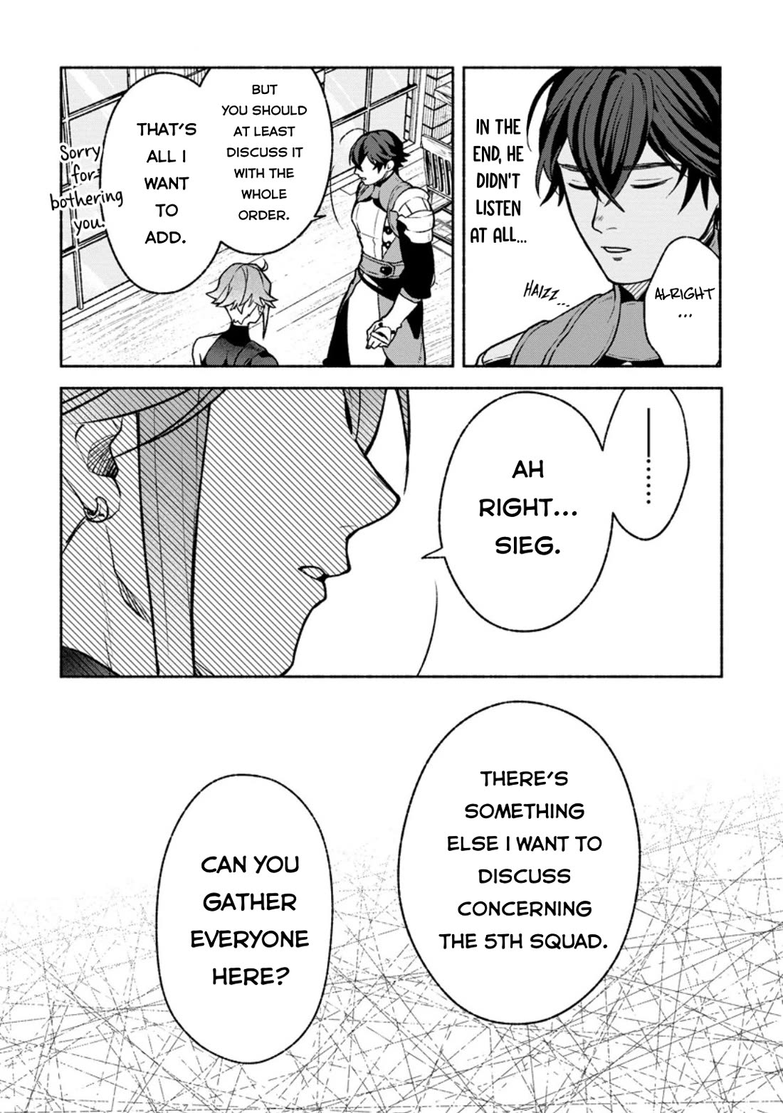 Sono Monban, Saikyou Nitsuki: Tsuihou Sareta Bougyo Ryoku 9999 no Senshi, Outo no Monban Toshite Musou Suru Chapter 40 page 16 - Chapter 40