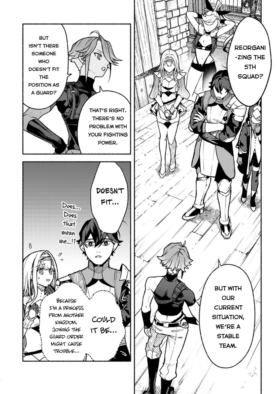 Sono Monban, Saikyou Nitsuki: Tsuihou Sareta Bougyo Ryoku 9999 no Senshi, Outo no Monban Toshite Musou Suru Chapter 40 page 17 - Chapter 40