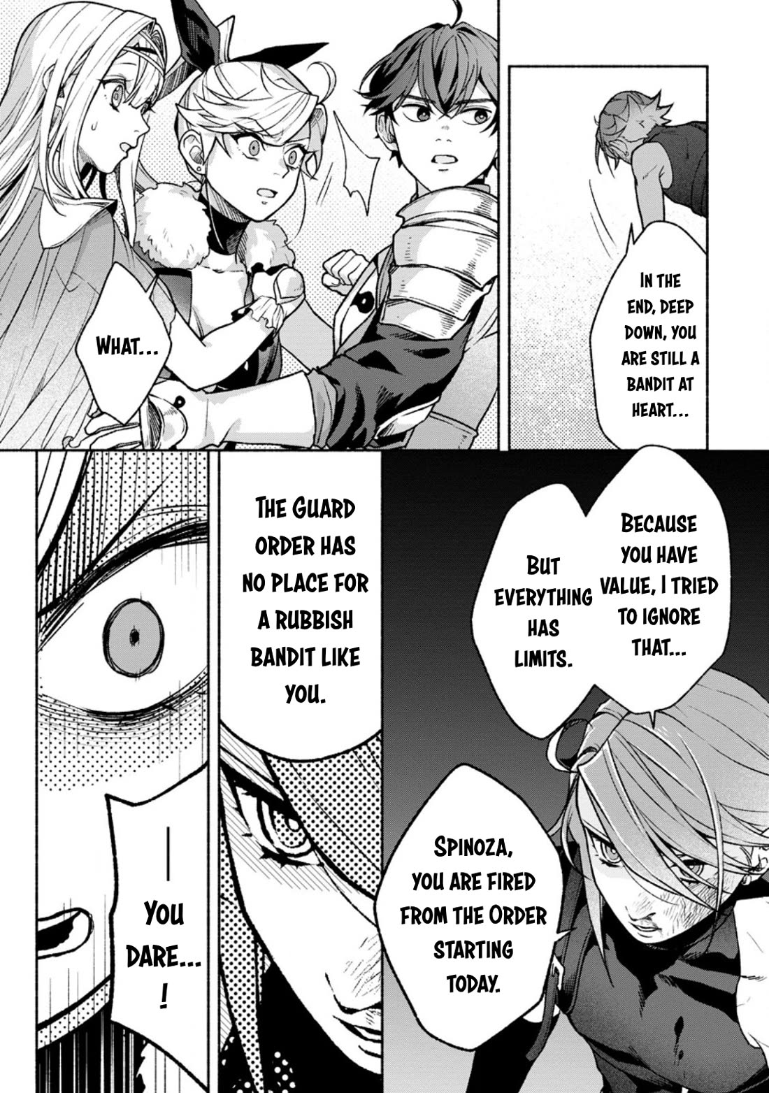 Sono Monban, Saikyou Nitsuki: Tsuihou Sareta Bougyo Ryoku 9999 no Senshi, Outo no Monban Toshite Musou Suru Chapter 40 page 26 - Chapter 40