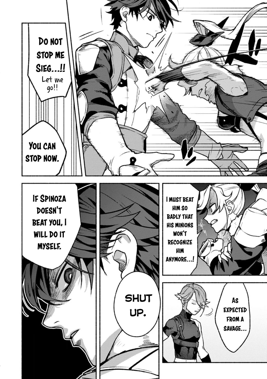 Sono Monban, Saikyou Nitsuki: Tsuihou Sareta Bougyo Ryoku 9999 no Senshi, Outo no Monban Toshite Musou Suru Chapter 40 page 27 - Chapter 40