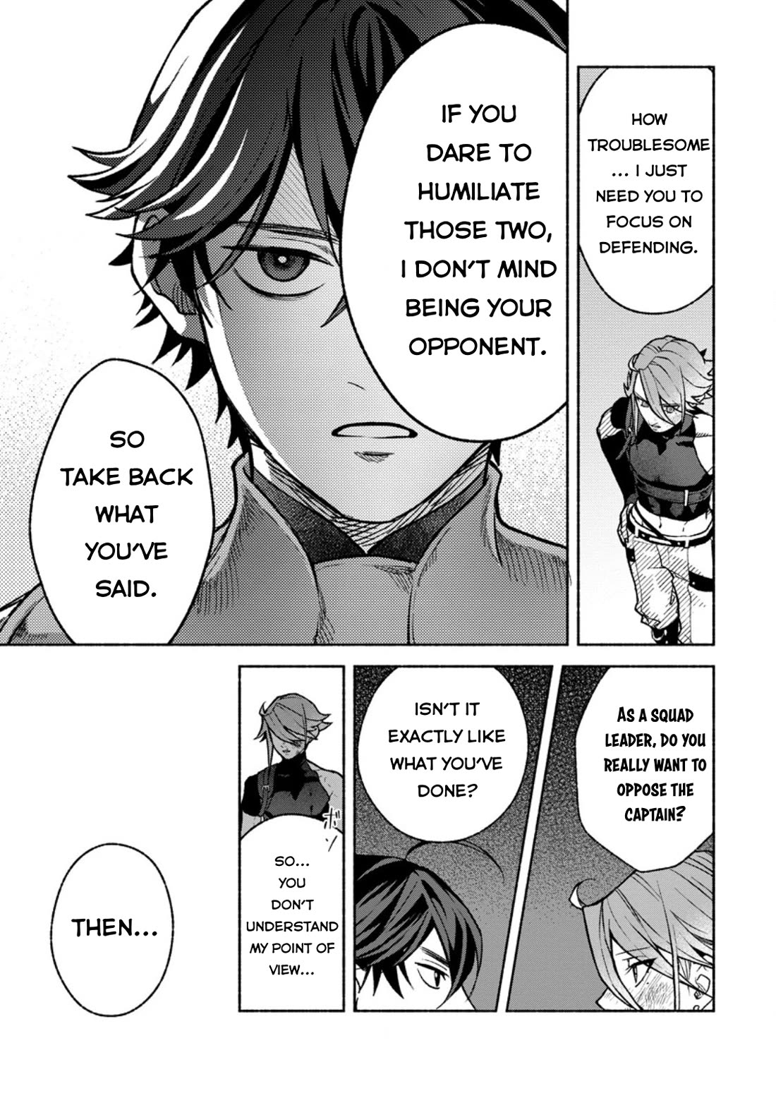 Sono Monban, Saikyou Nitsuki: Tsuihou Sareta Bougyo Ryoku 9999 no Senshi, Outo no Monban Toshite Musou Suru Chapter 40 page 28 - Chapter 40