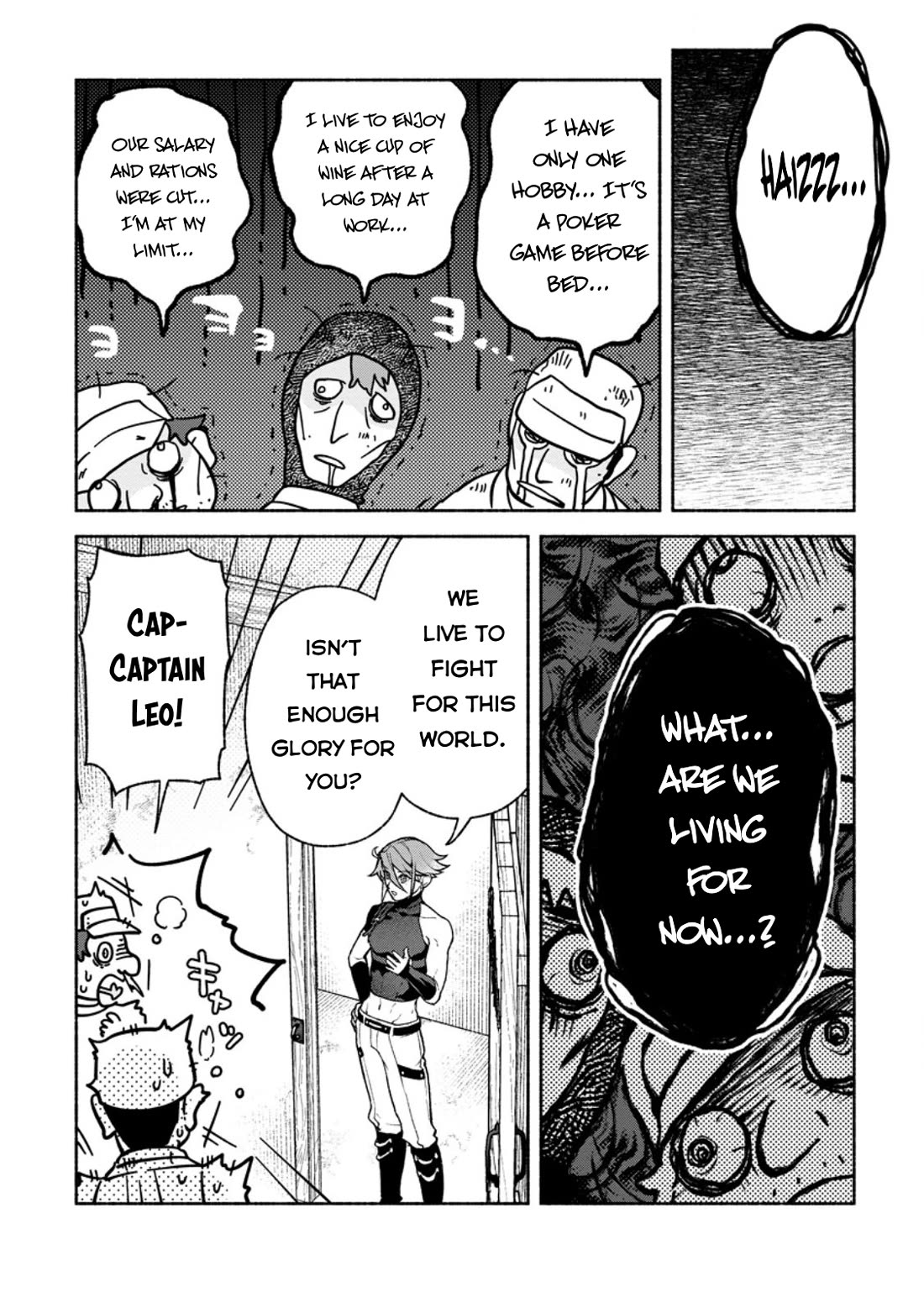 Sono Monban, Saikyou Nitsuki: Tsuihou Sareta Bougyo Ryoku 9999 no Senshi, Outo no Monban Toshite Musou Suru Chapter 40 page 9 - Chapter 40