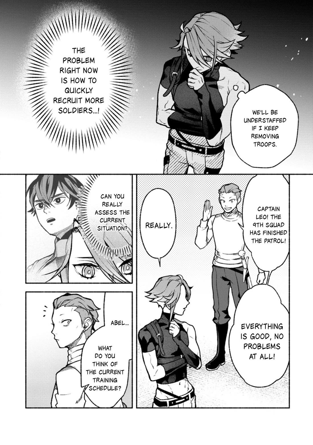 Sono Monban, Saikyou Nitsuki: Tsuihou Sareta Bougyo Ryoku 9999 no Senshi, Outo no Monban Toshite Musou Suru Chapter 41 page 13 - Chapter 41