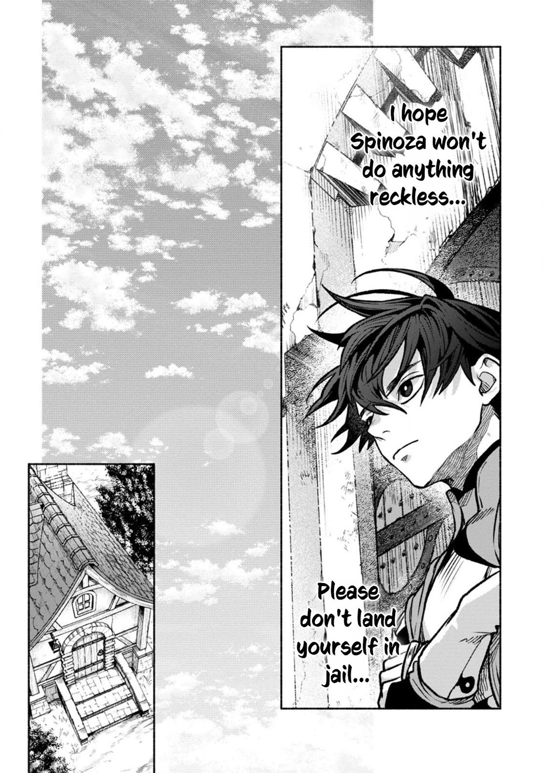 Sono Monban, Saikyou Nitsuki: Tsuihou Sareta Bougyo Ryoku 9999 no Senshi, Outo no Monban Toshite Musou Suru Chapter 41 page 6 - Chapter 41