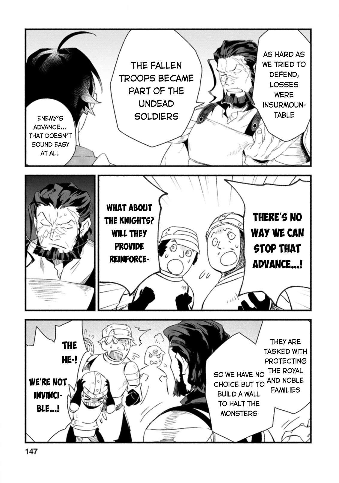 Sono Monban, Saikyou Nitsuki: Tsuihou Sareta Bougyo Ryoku 9999 no Senshi, Outo no Monban Toshite Musou Suru Chapter 5 page 26 - Chapter 5