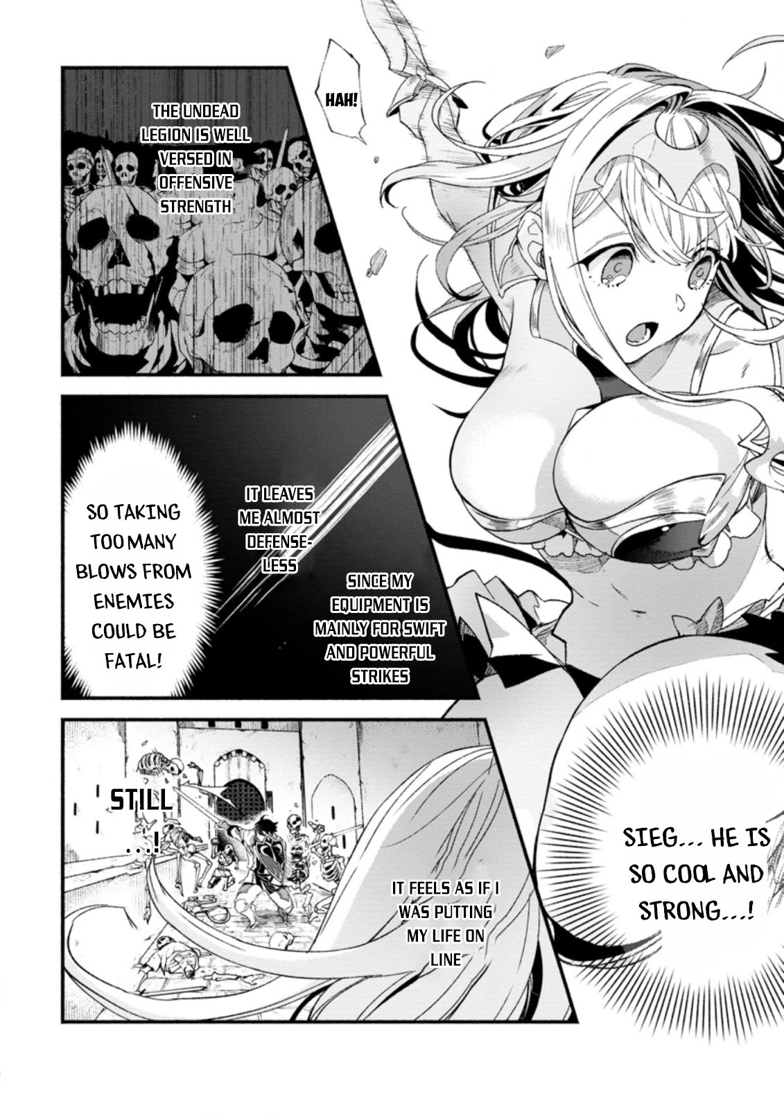 Sono Monban, Saikyou Nitsuki: Tsuihou Sareta Bougyo Ryoku 9999 no Senshi, Outo no Monban Toshite Musou Suru Chapter 6 page 10 - Chapter 6