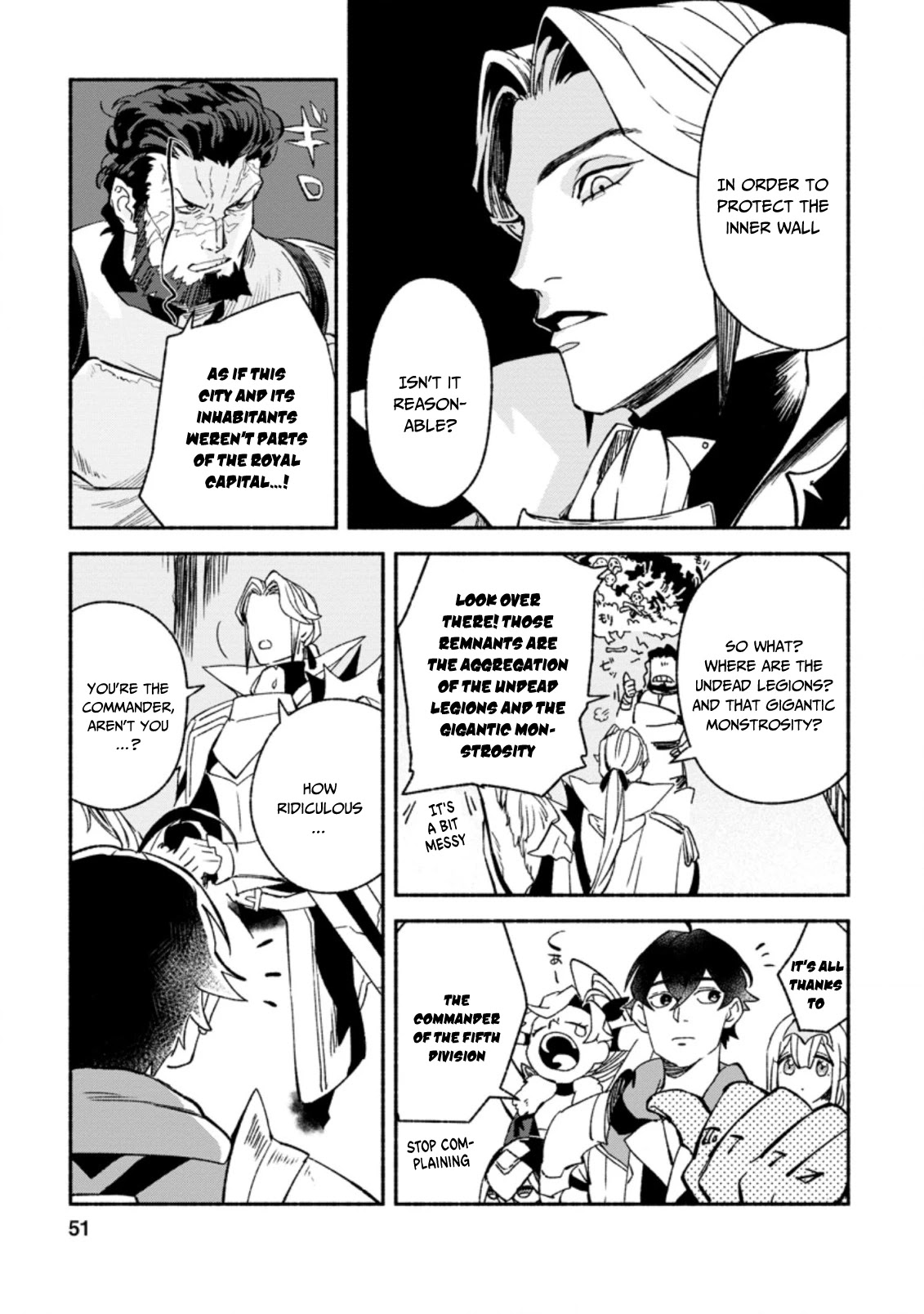 Sono Monban, Saikyou Nitsuki: Tsuihou Sareta Bougyo Ryoku 9999 no Senshi, Outo no Monban Toshite Musou Suru Chapter 7.2 page 10 - Chapter 7.2